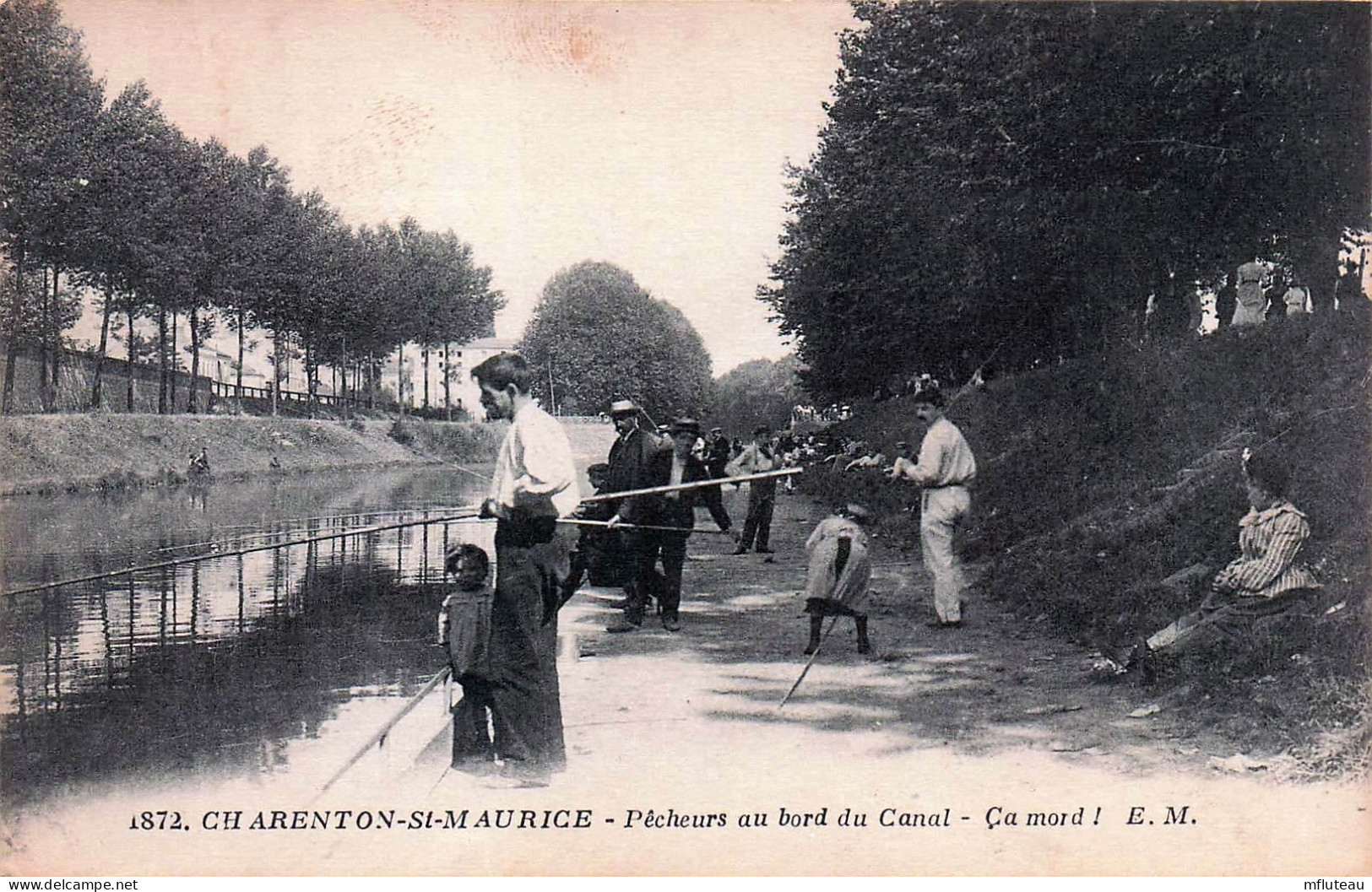 94* CHARENTON    Pecheurs Au Bord Du Canal     RL45,0708 - Charenton Le Pont