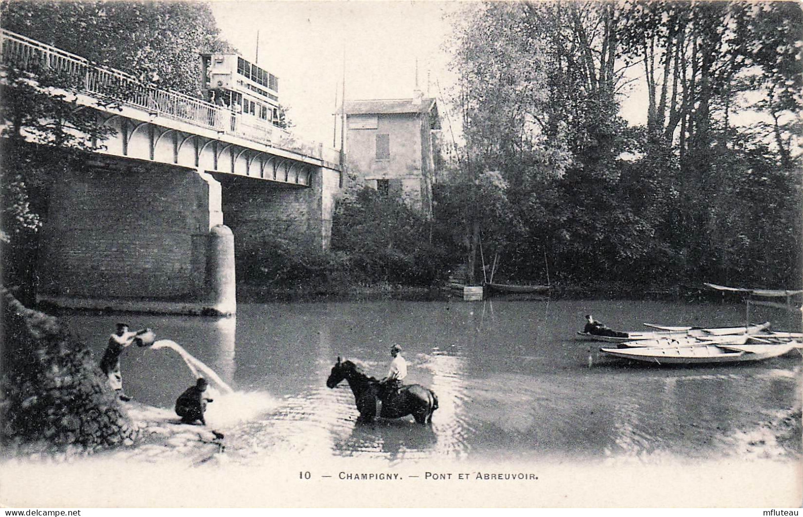 94* CHAMPIGNY   Pont Et Abreuvoir     RL45,0687 - Champigny Sur Marne