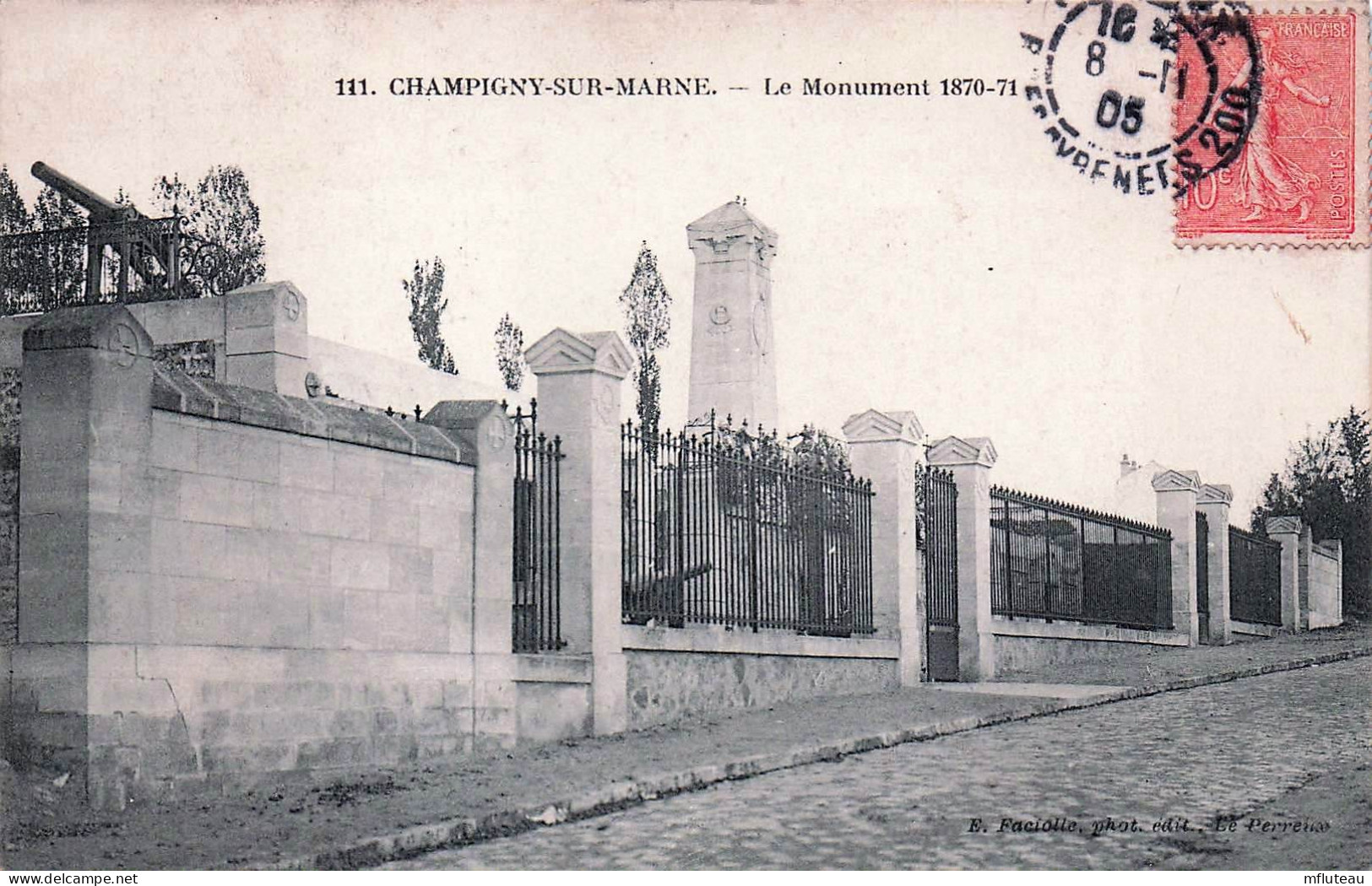 94* CHAMPIGNY   Monument De La Bataille De 1870    RL45,0673 - Champigny Sur Marne