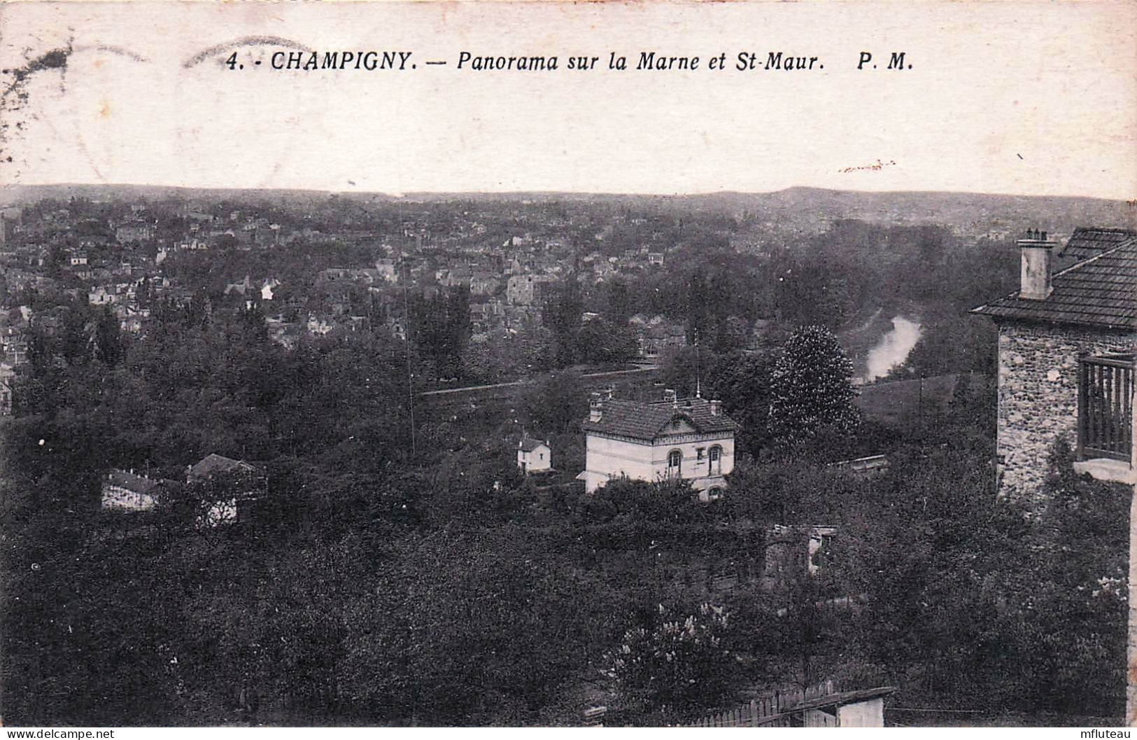 94* CHAMPIGNY     Vue Generale  Sur La Marne Et St Maur   RL45,0630 - Champigny Sur Marne