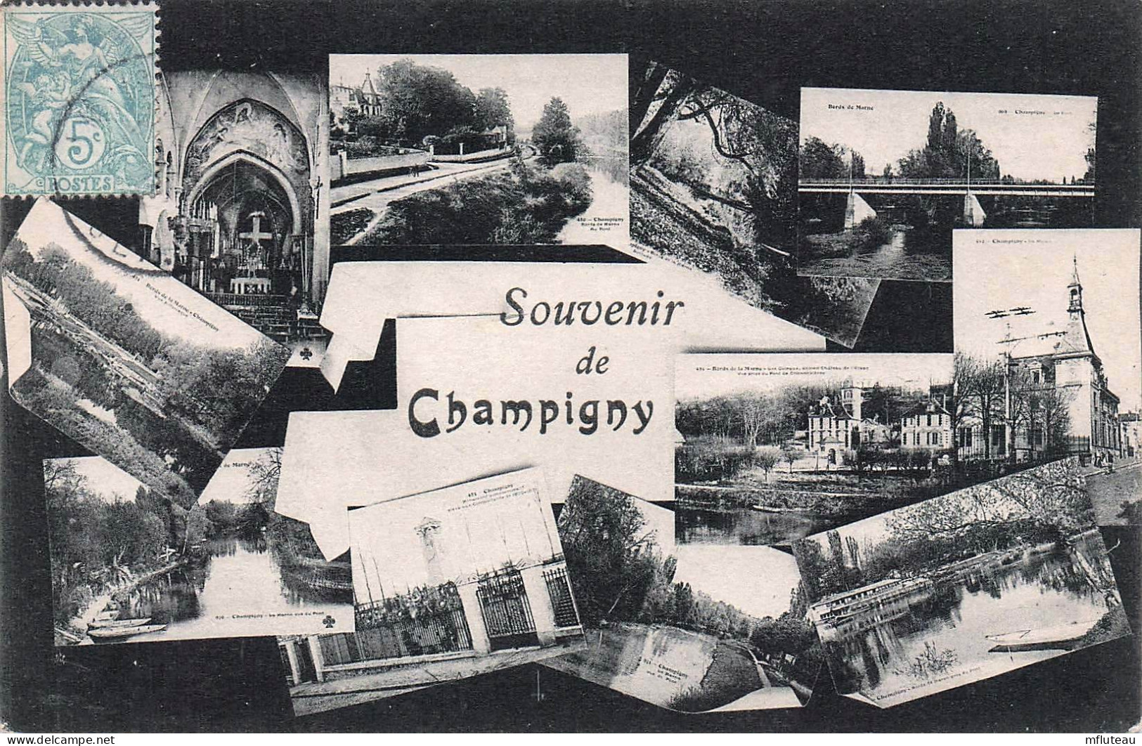 94* CHAMPIGNY     « souvenir »  Multi Vues  RL45,0629 - Champigny Sur Marne