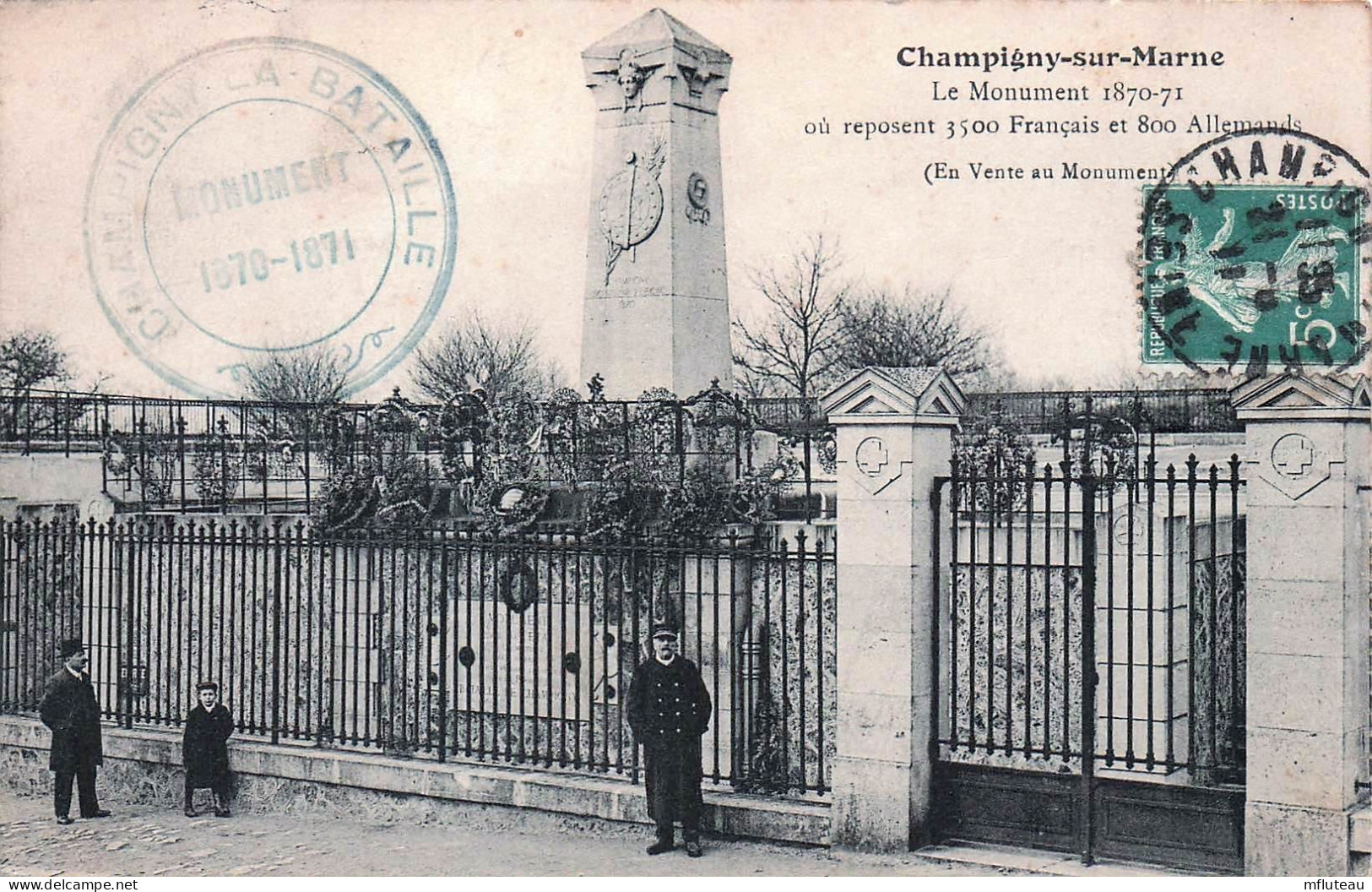 94* CHAMPIGNY  Monument 1870-71    RL45,0615 - Champigny Sur Marne