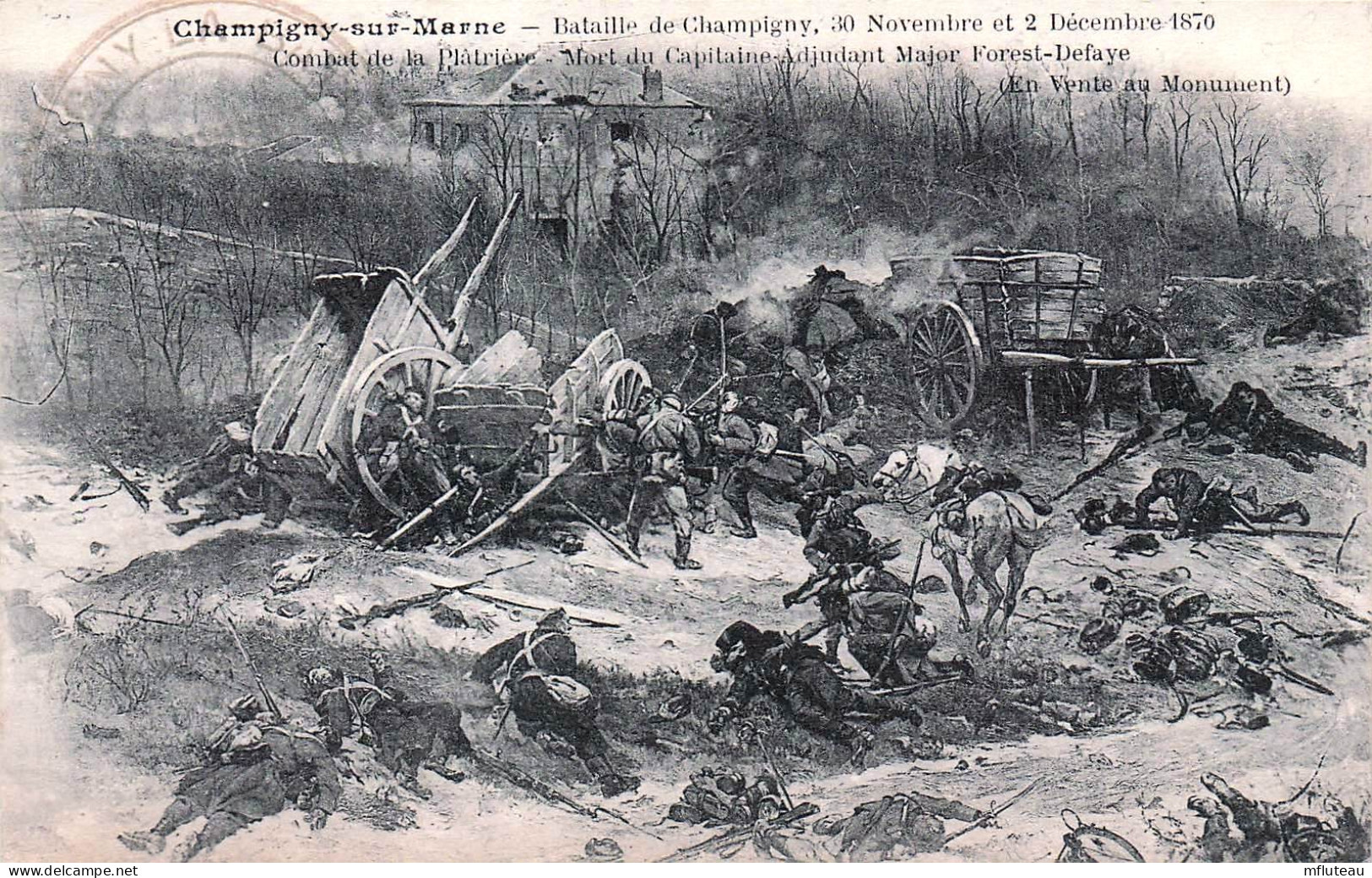 94* CHAMPIGNY S/MARNE Nov-dec-1870 – Combat De La Platriere          RL45,0552 - Andere Kriege