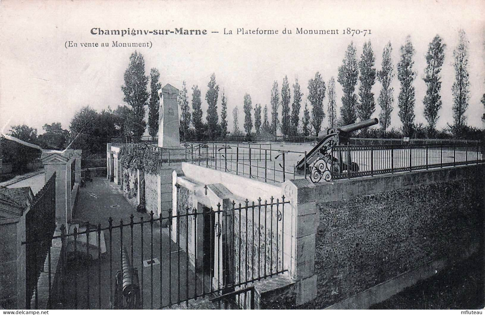 94* CHAMPIGNY  S/MARNE  Plateforme  Du Monument          RL45,0536 - Champigny Sur Marne