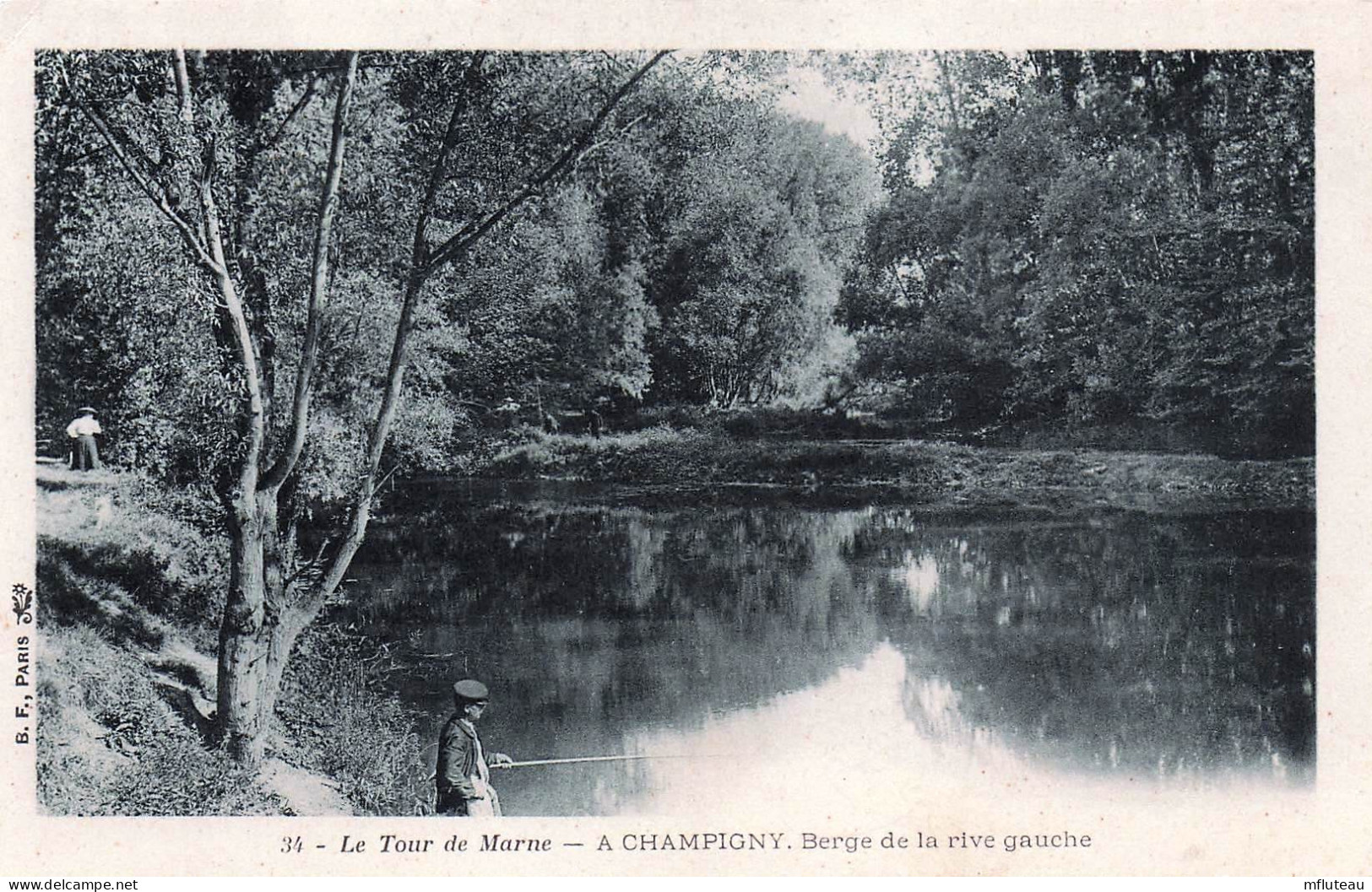 94* CHAMPIGNY   Berge Rive Droite – Pecheur         RL45,0537 - Champigny Sur Marne