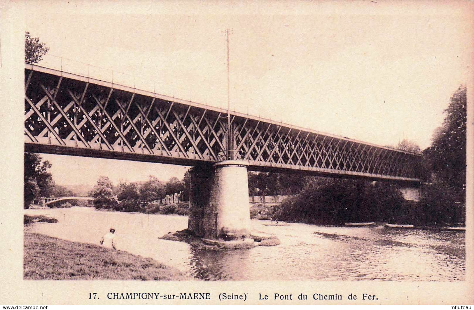 94* CHAMPIGNY S/MARNE  Le Pont Du Chemin Dd Fer           RL45,0528 - Champigny Sur Marne