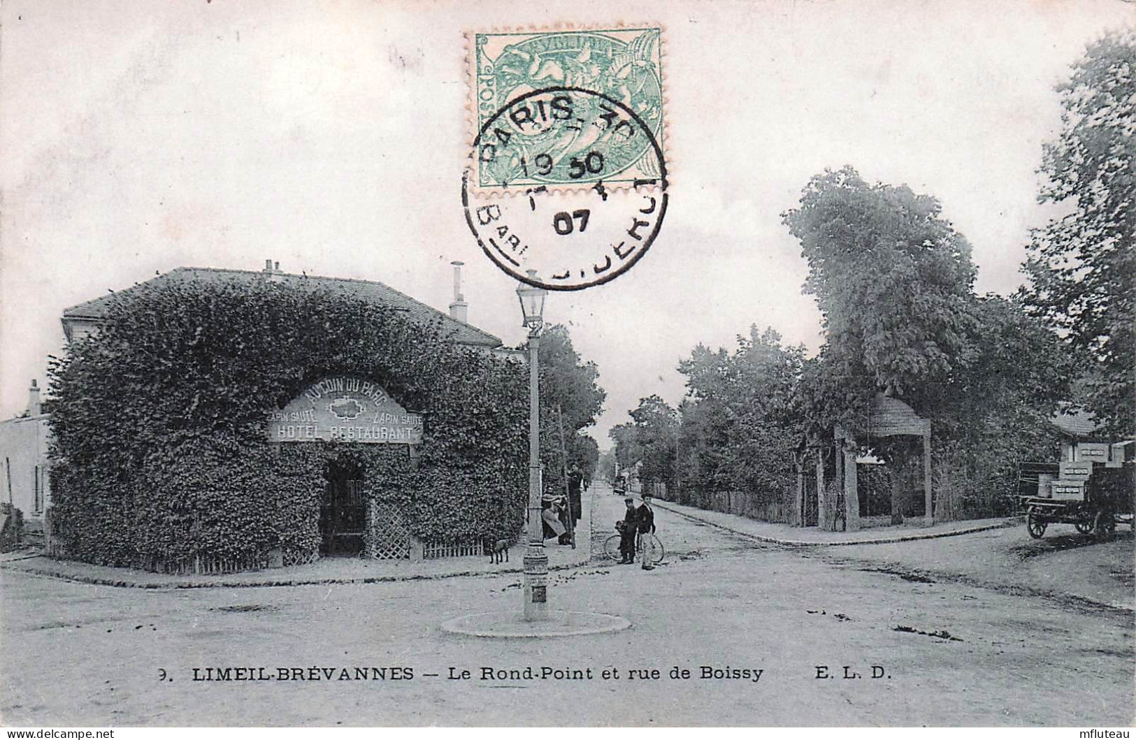 94* LIMEIL BREVANNES   Le Rond Point  Et Rue De Boissy   RL45,1454 - Limeil Brevannes