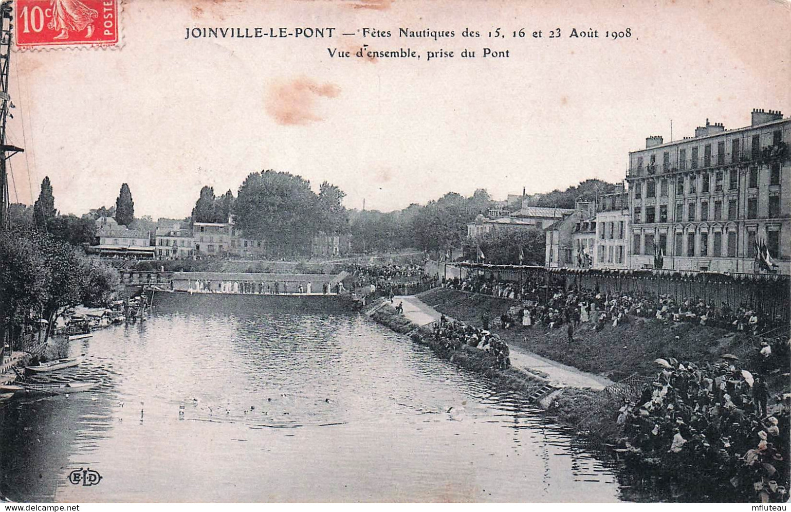 94* JOINVILLE  LE PONT   Fetes Nautiques 1908    RL45,1407 - Joinville Le Pont