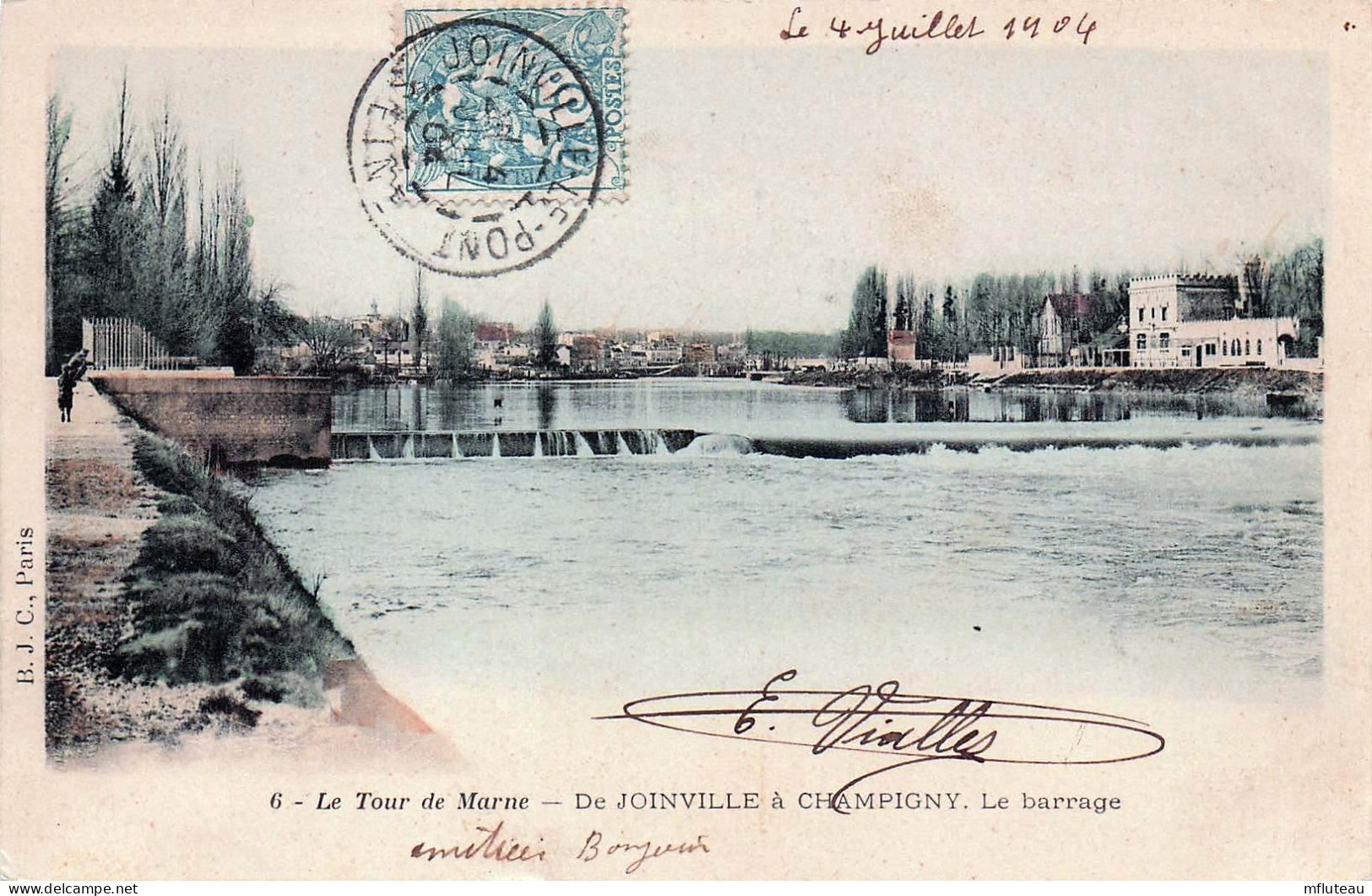 94* JOINVILLE    Le Barrage     RL45,1222 - Joinville Le Pont
