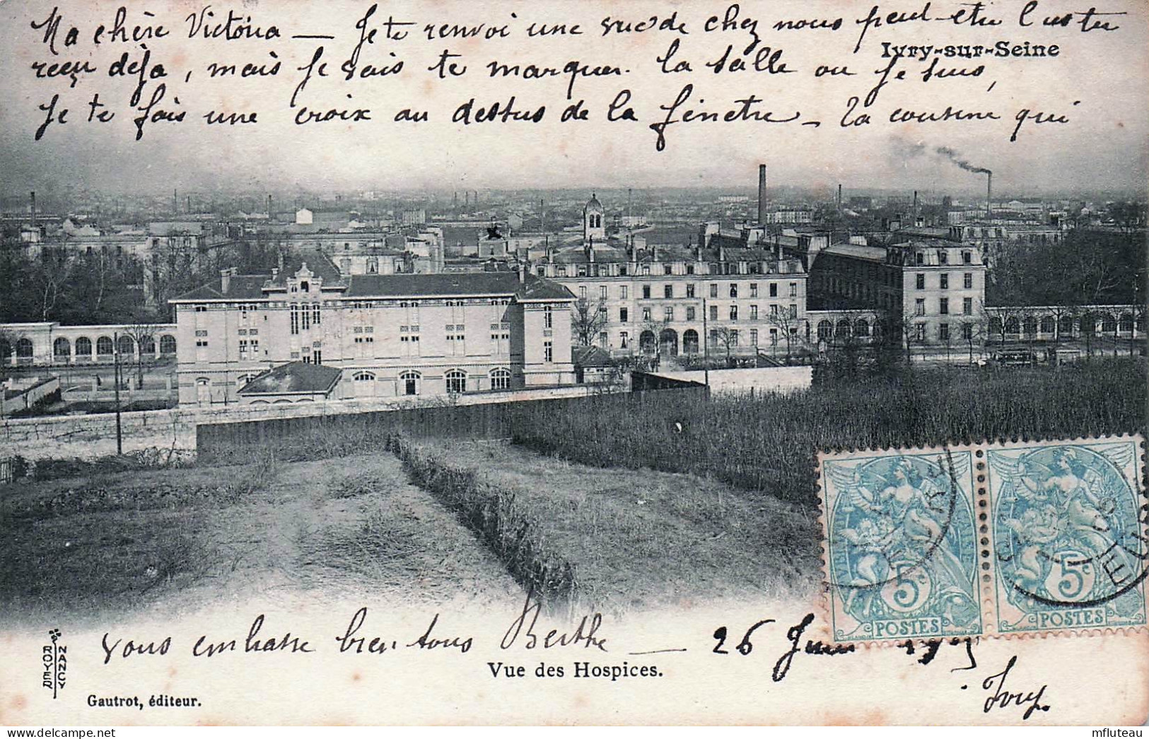 94* IVRY  S/SEINE  Vue Des Hospices   RL45,1141 - Ivry Sur Seine
