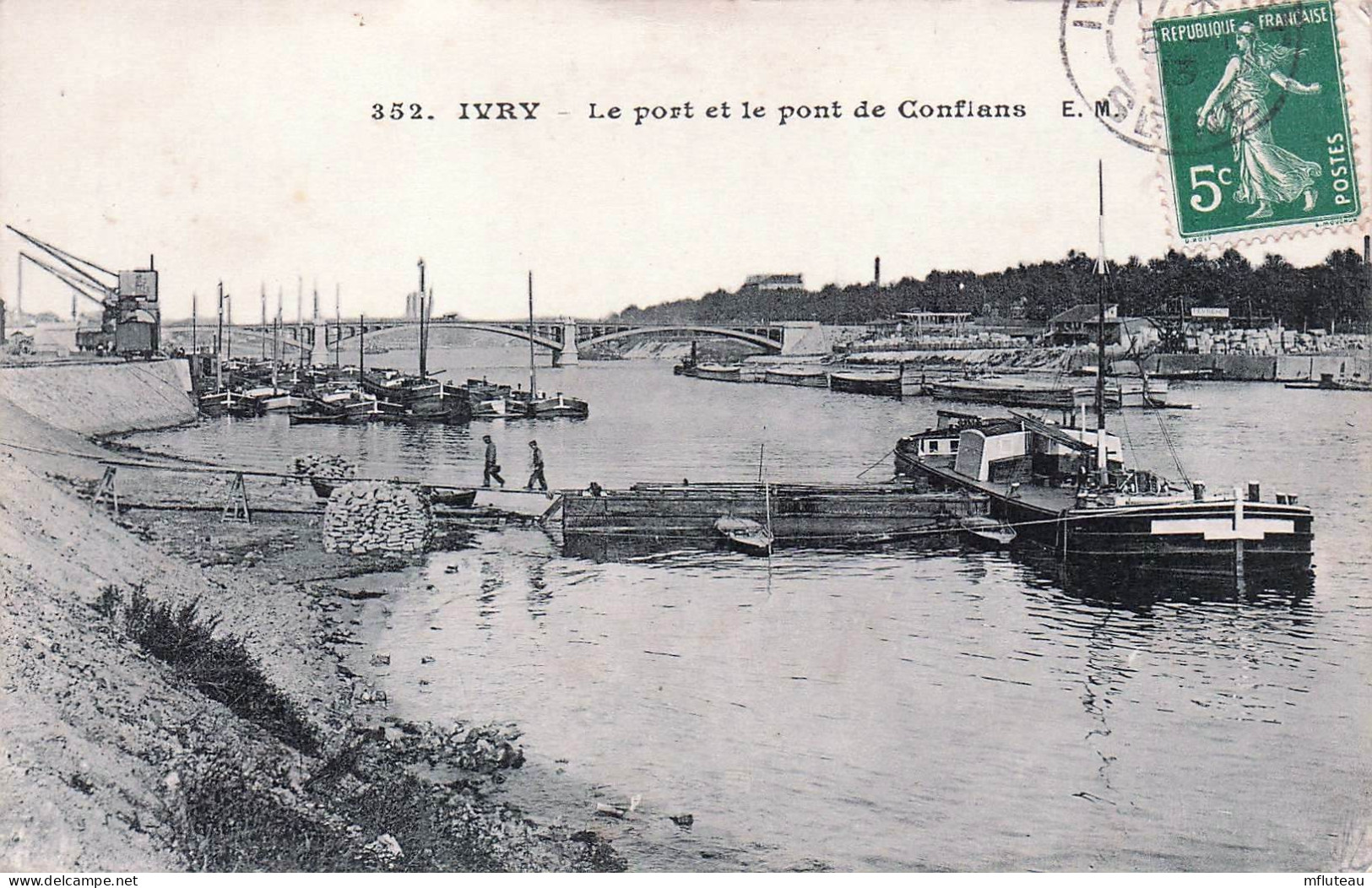 94* IVRY Le Port Et Le Pont De Conflans    RL45,1130 - Ivry Sur Seine