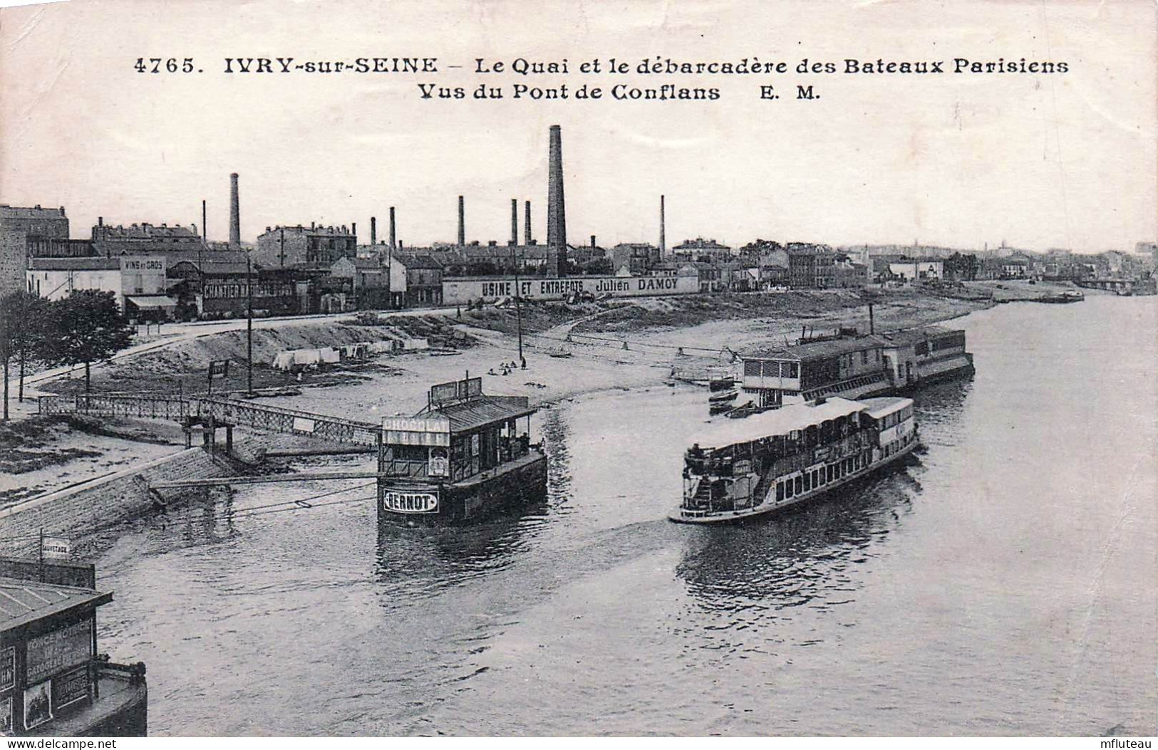 94* IVRY S/SEINE   Quai Et Debarcadere Bateaux Parisiens RL45,1131 - Ivry Sur Seine