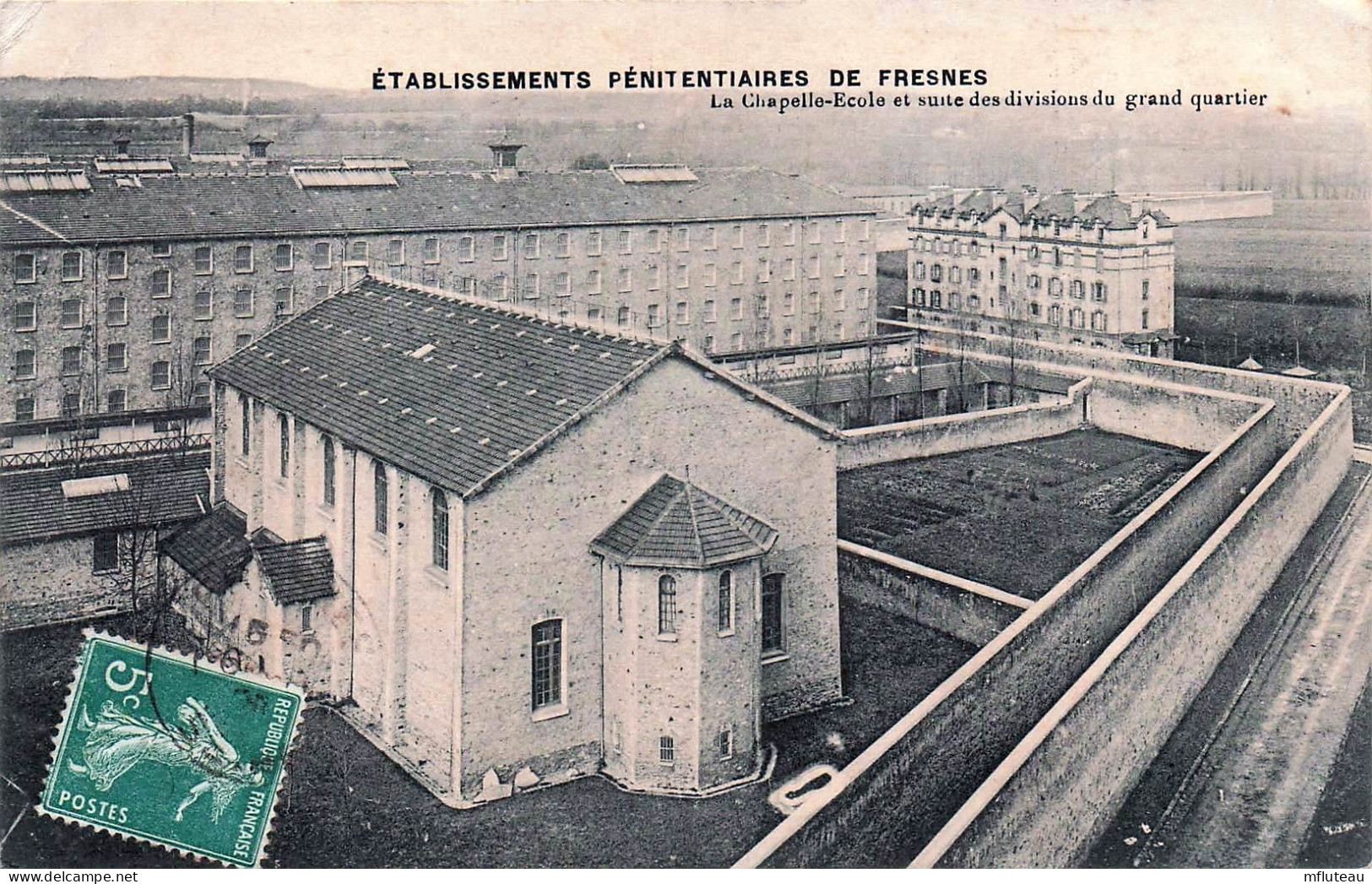 94* FRESNES Prison – Chapelle Ecole – Divisions Du Grand Quartier  RL45,1100 - Fresnes
