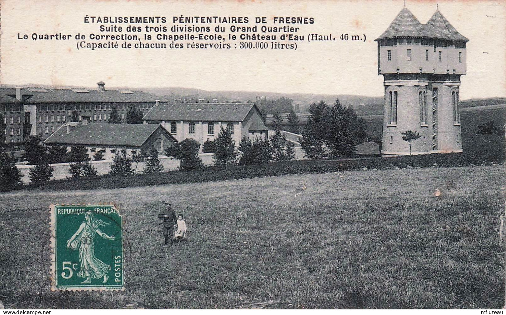 94* FRESNES  Prison- Quartier De Correction – Chapelle Ecole- Chateau  D Eau   RL45,1097 - Fresnes