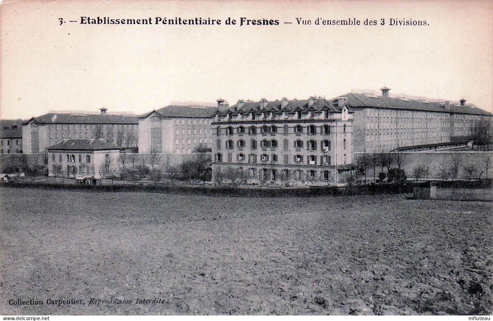 94* FRESNES   Prison – Vue Generale  Des 3  Divisions   RL45,1092 - Fresnes