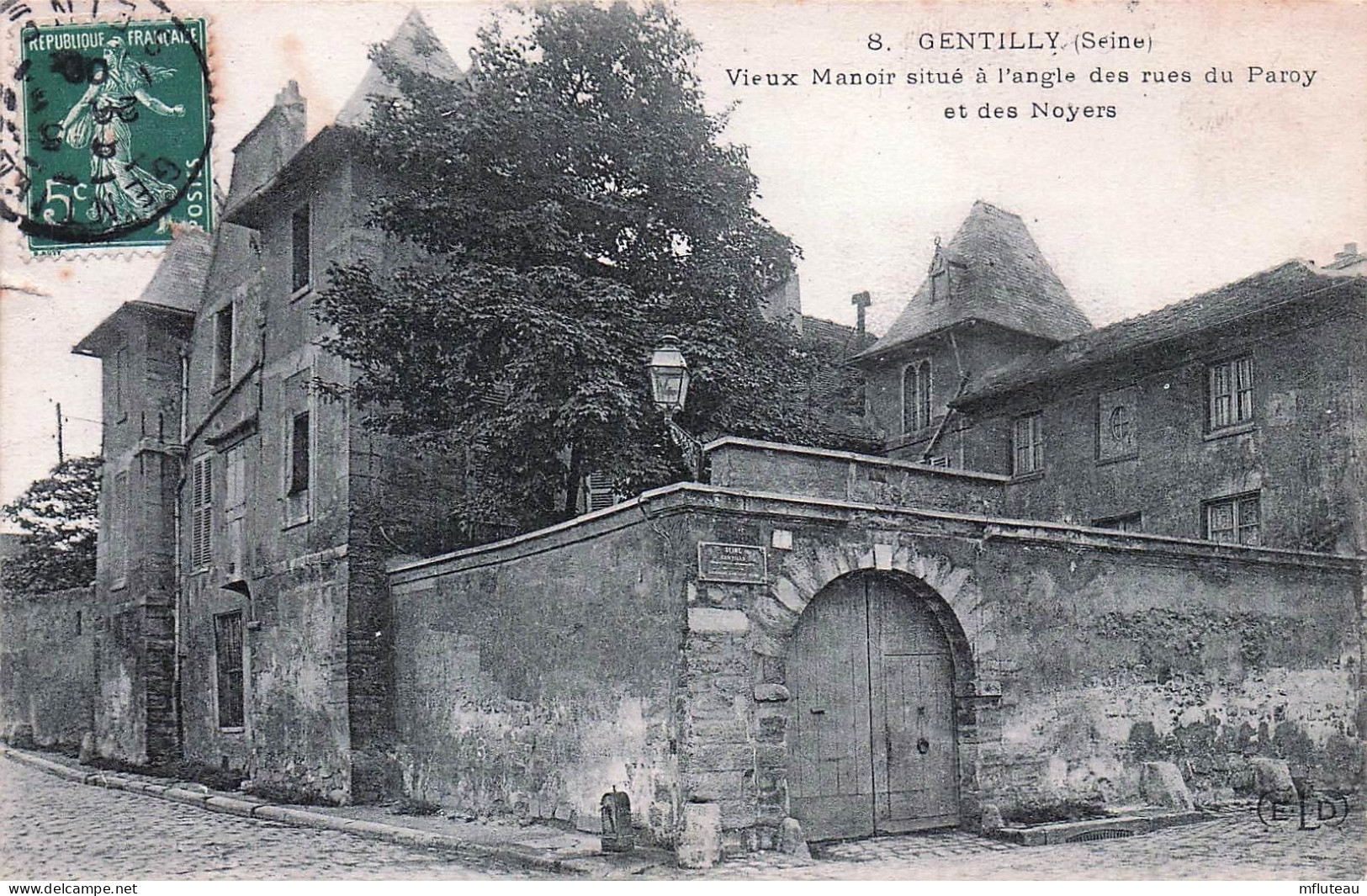 94* GENTILLY  Vieux Manopir – Rues Du Paroy Et Des Noyers    RL45,1082 - Gentilly