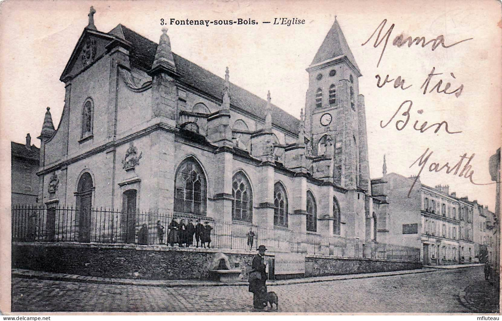 94* FONTENAY SOUS BOIS   L Eglise       RL45,1058 - Fontenay Sous Bois