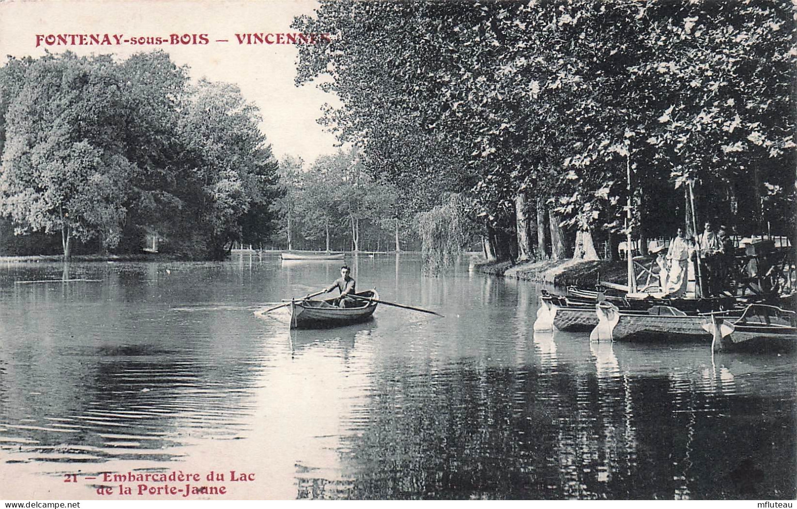 94* FONTENAY SOUS BOIS  Embarcadere Lac De La Porte Jeanne        RL45,1052 - Fontenay Sous Bois