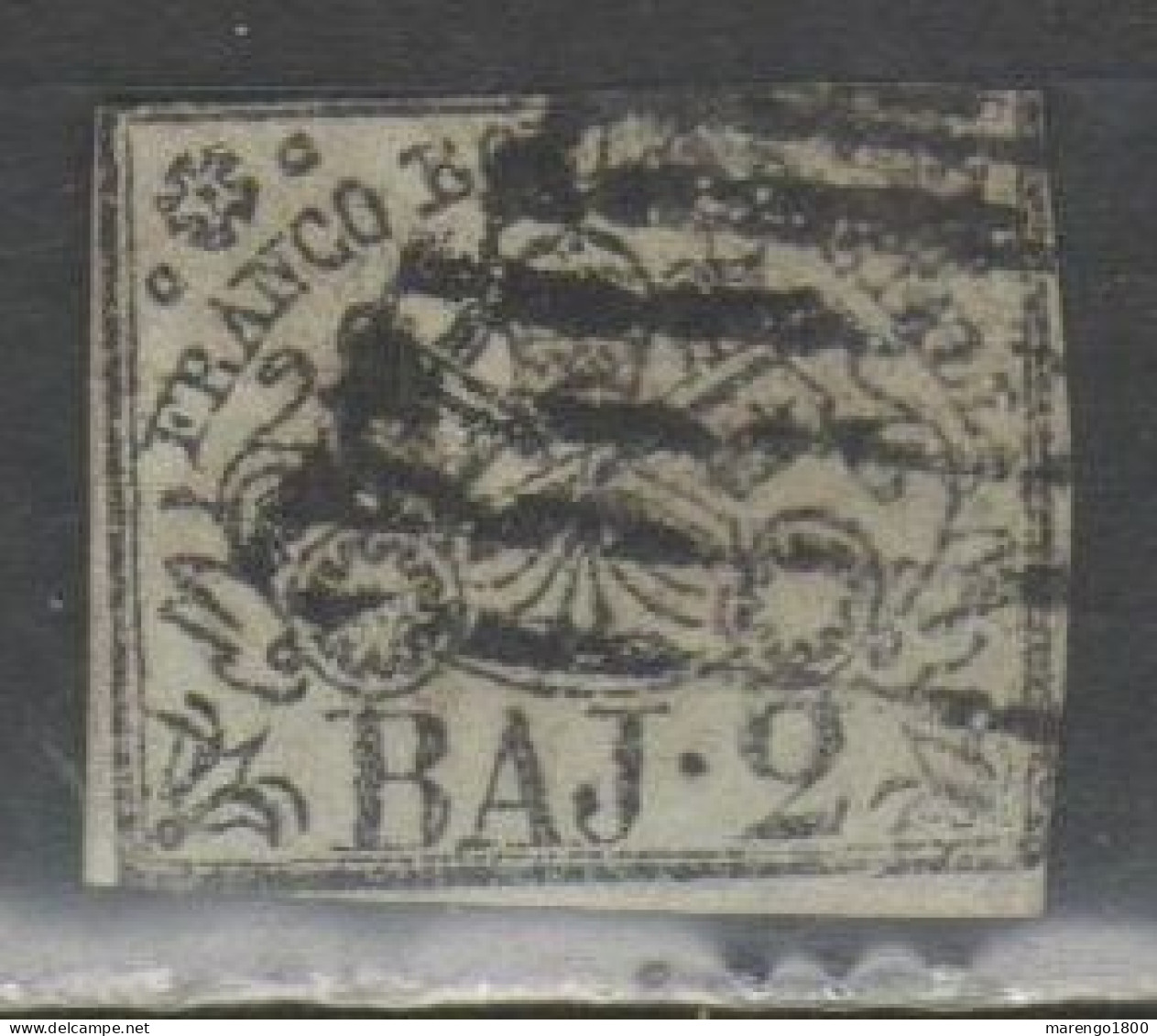 Stato Pontificio 1852 - Stemma 2 Baj. - Papal States