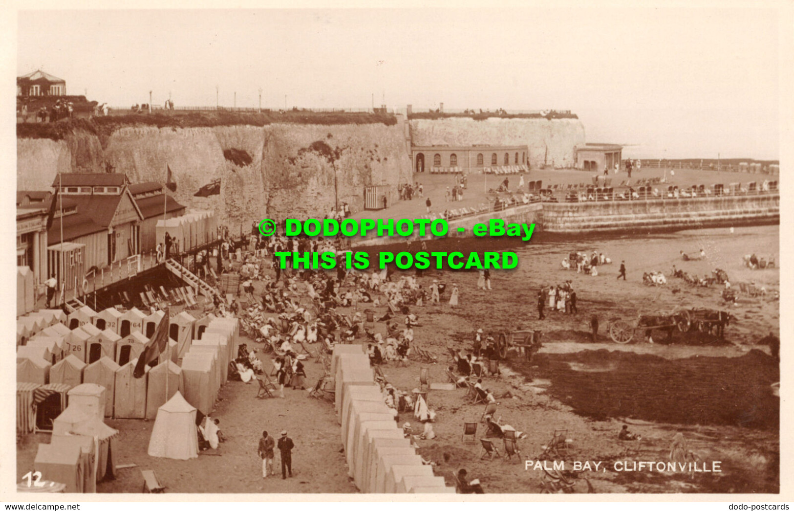 R467065 Cliftonville. Palm Bay. RP. Postcard - Monde