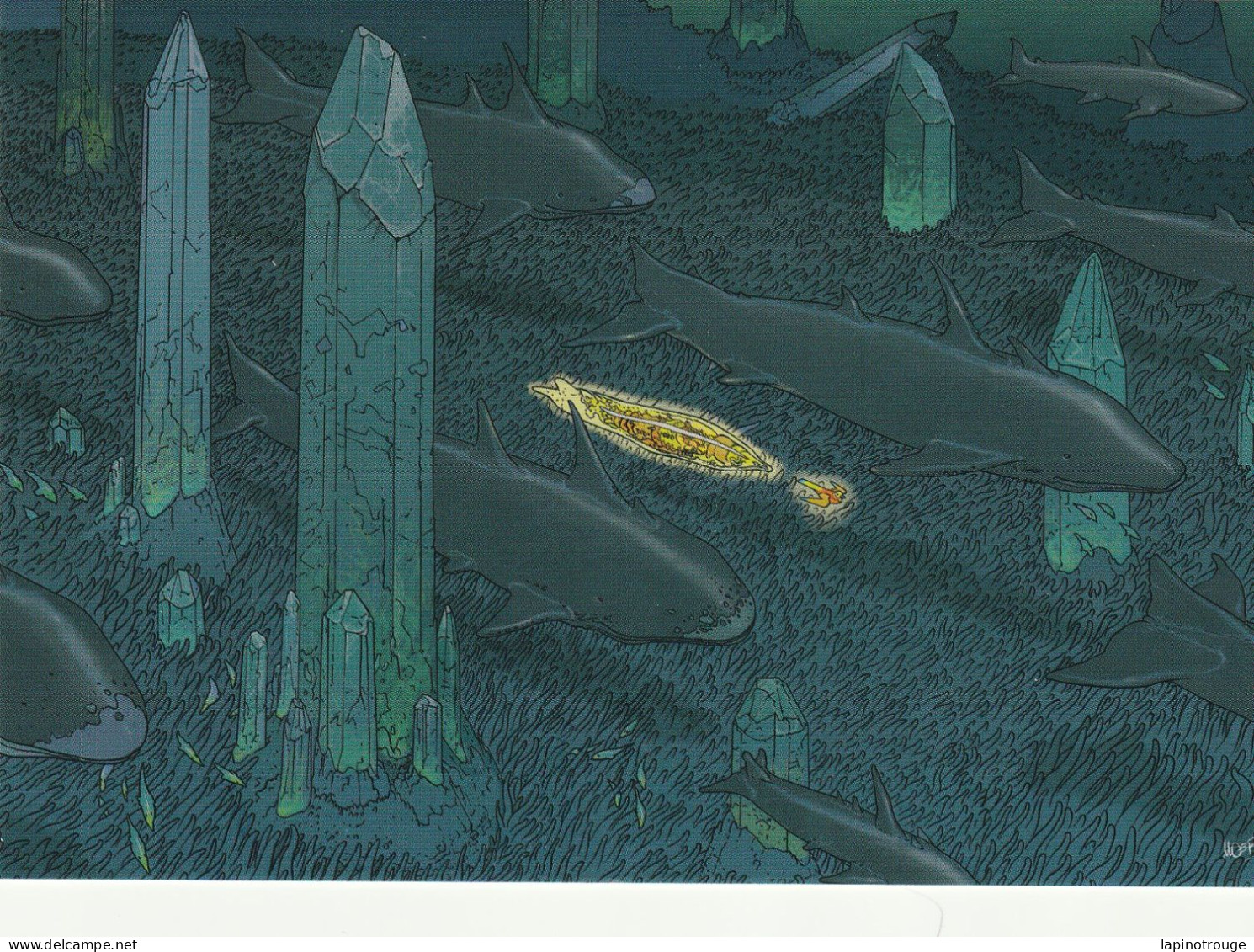 Carte Postale MOEBIUS Le Monde D'Edena (Sur L'étoile Arzach Métal Hurlant - Cartes Postales