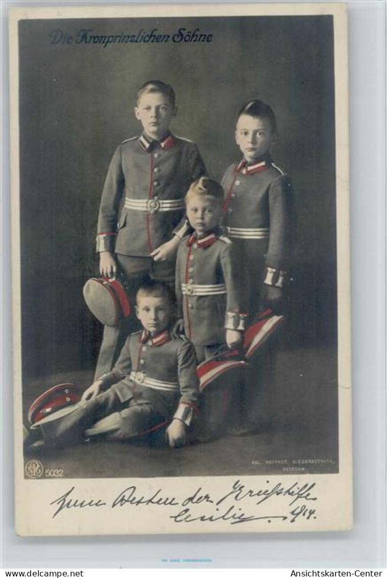 10050411 - Adel Preussen (Hohenzollern) Kronprinzen - Royal Families