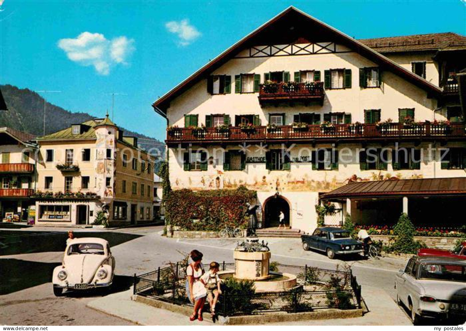 72665103 St Gilgen Salzkammergut Mit Mozartbrunnen St Gilgen Wolfgangsee - Autres & Non Classés