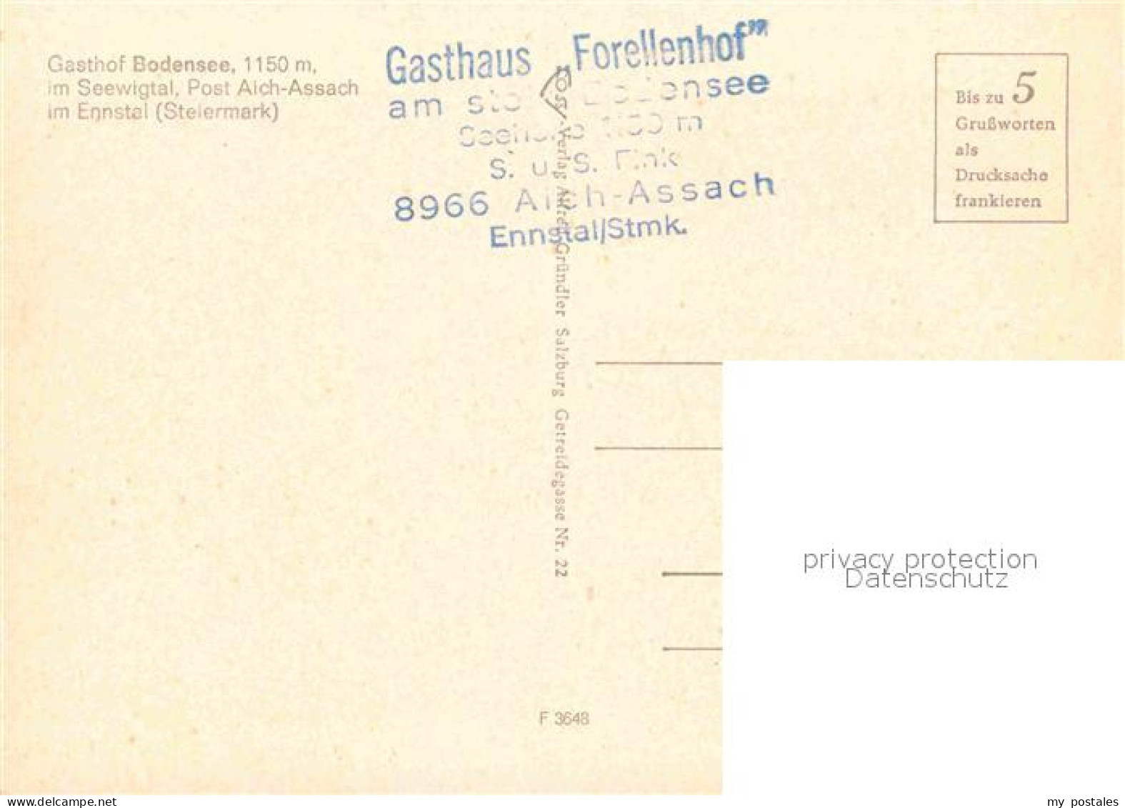 72665035 Aich Assach Steiermark Gasthof Bodensee Im Seewigtal Aich - Other & Unclassified