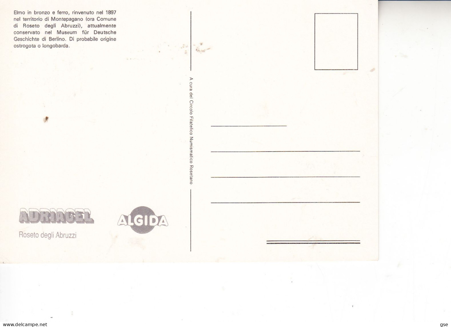 ITALIA 1990 -  Annullo Speciale  "ABRUZZIPHIL" - Briefmarkenausstellungen