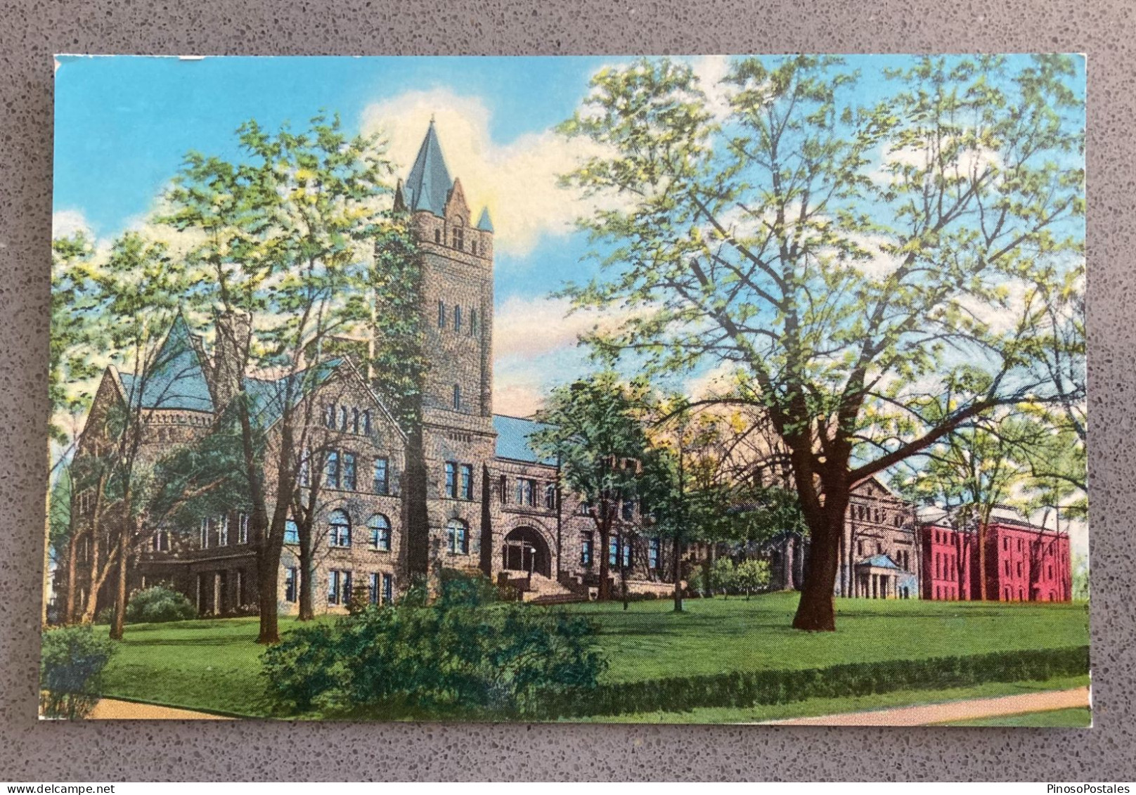 Gray Chapel, Library And Campus View, Delaware, Ohio Carte Postale Postcard - Autres & Non Classés