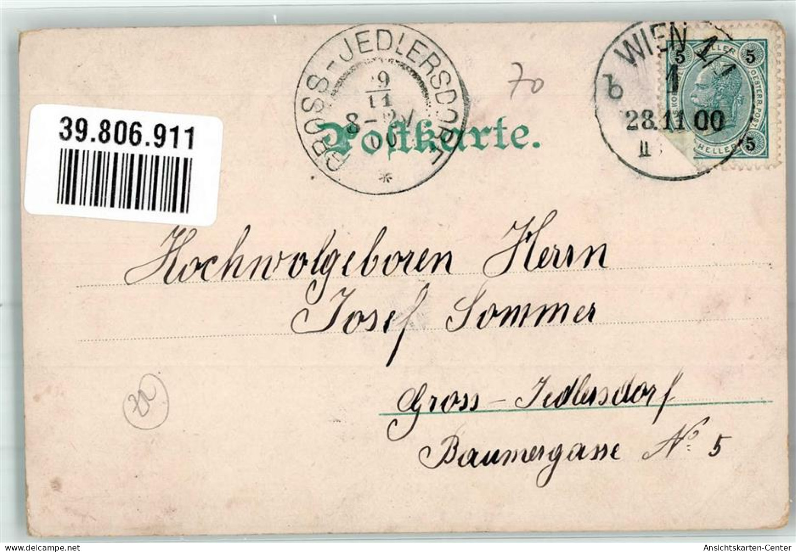 39806911 - Ob Ich Dich Liebe Jugendstil Verlag Jos. Weinberger  Wien - Other & Unclassified