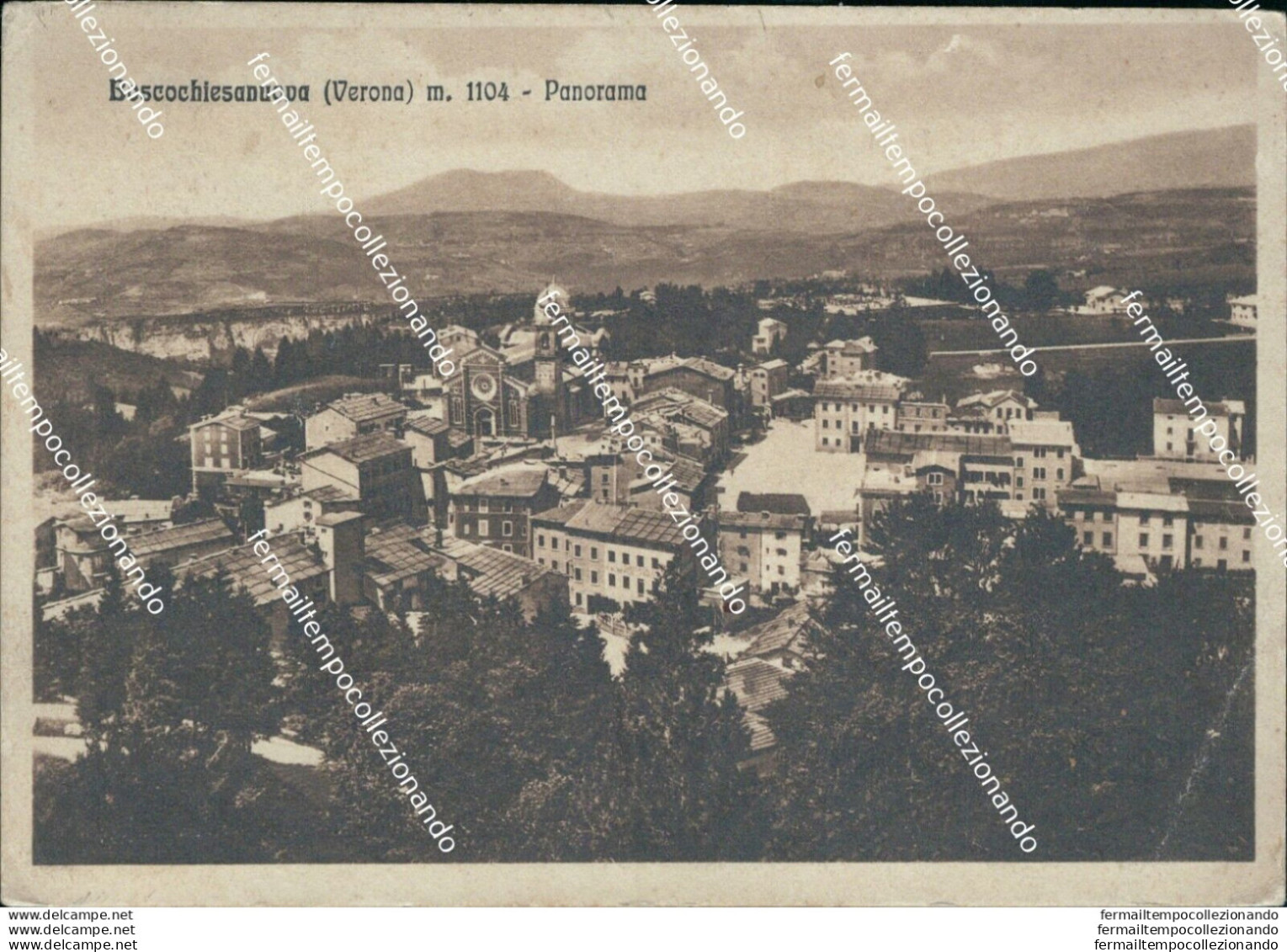 Bm137 Cartolina Boscochiesanuova Panorama Provincia Di Verona - Verona