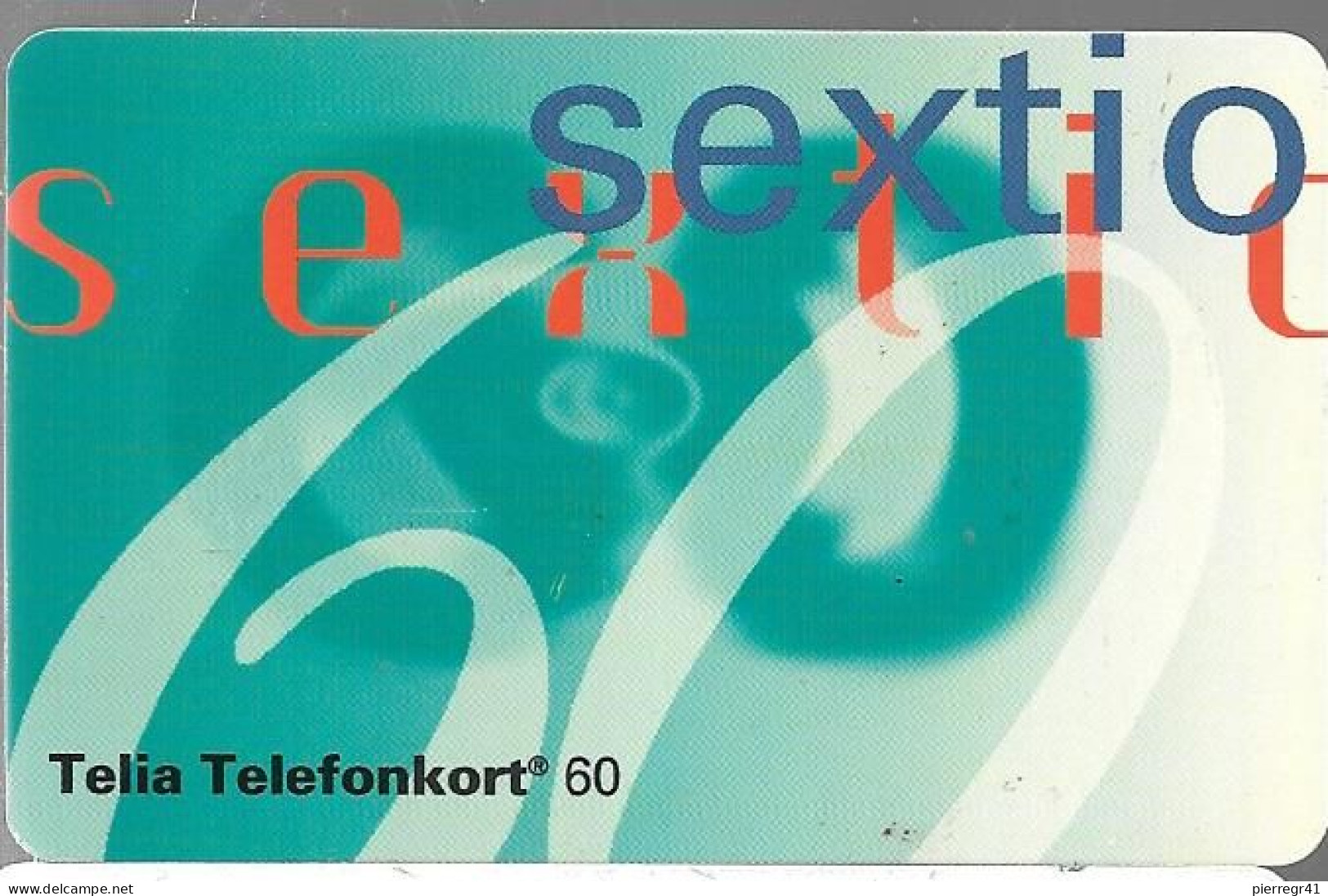 CARTE-PUCE-SUEDE-SC7-60M-12/93-SEXTIO-Utilisé-TBE - Sweden