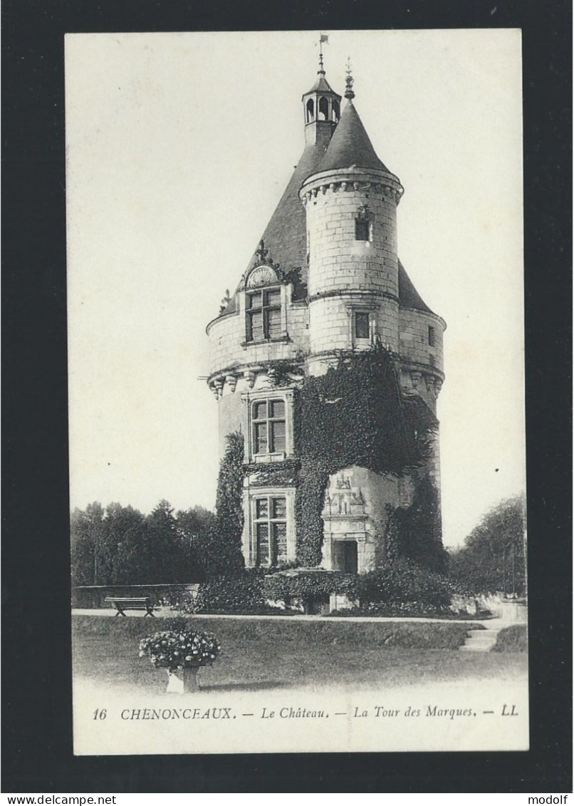 CPA - 37 - Chenonceaux - Le Château - La Tour Des Marques - Non Circulée - Chenonceaux