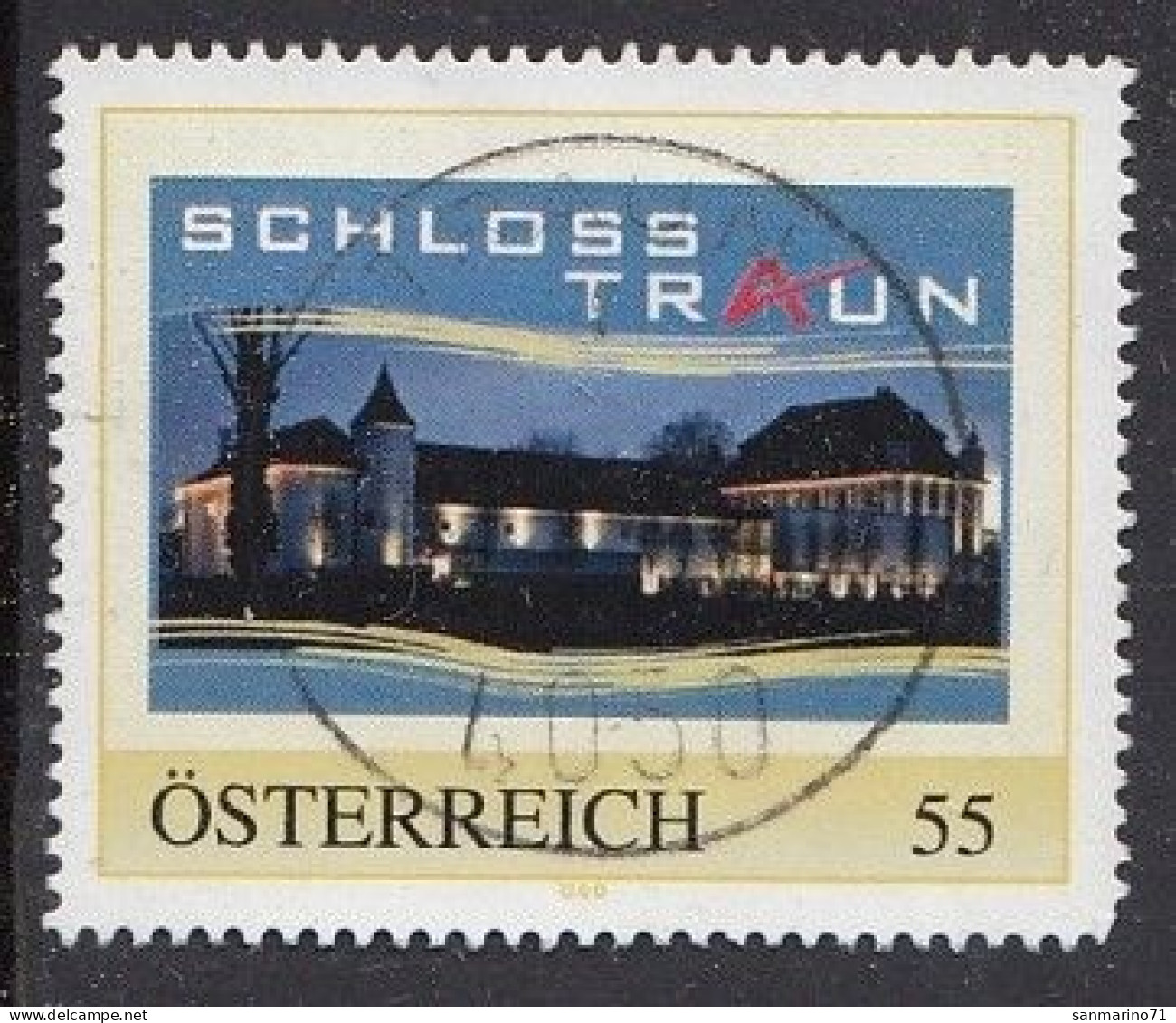 AUSTRIA 2,personal,used,hinged,schloss Traun - Personalisierte Briefmarken