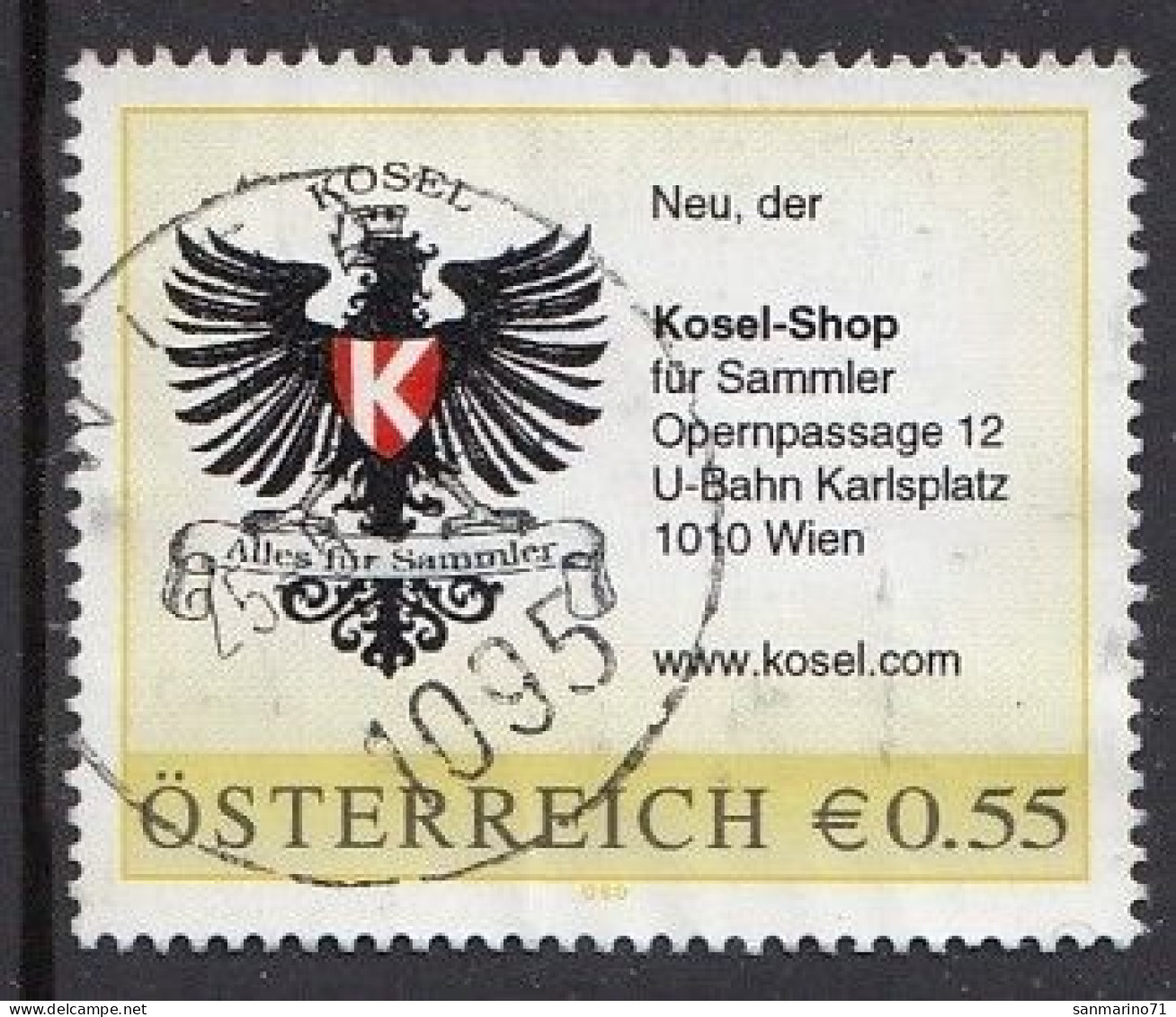 AUSTRIA 4,personal,used,hinged - Personnalized Stamps