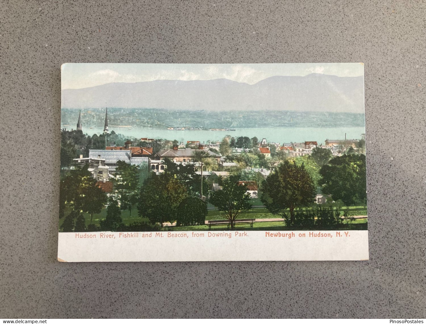 Hudson River, Fishkill And Mt. Beacon, From Downing Park. Newburgh On Hudson, New York Carte Postale Postcard - Other & Unclassified