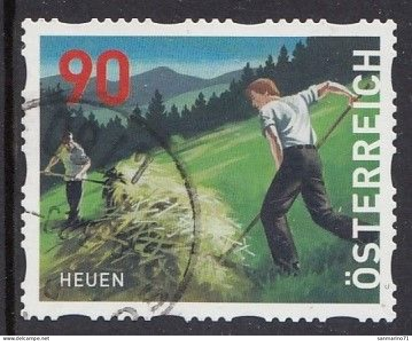 AUSTRIA 5,personal,used,hinged - Personnalized Stamps