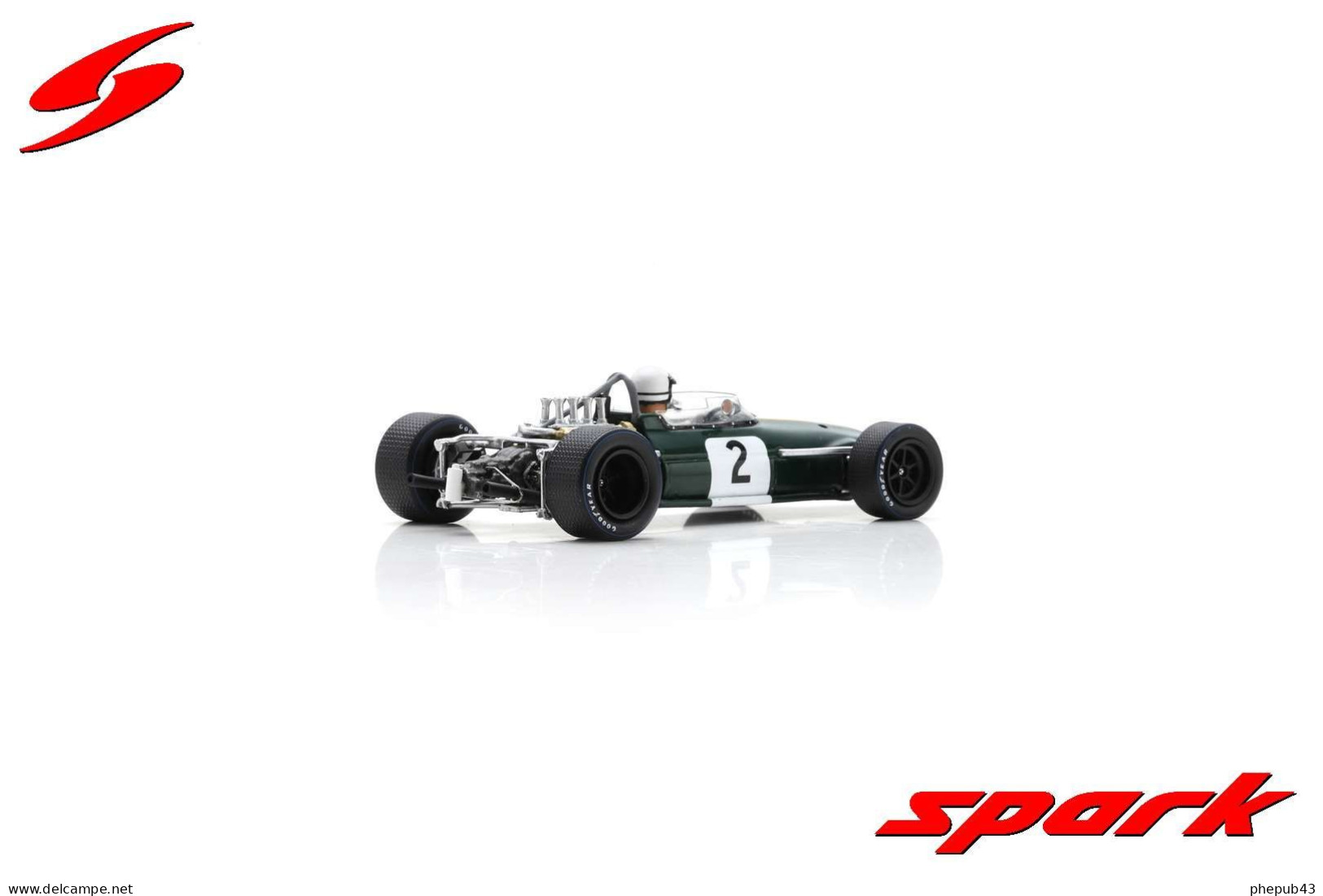 Brabham BT26 - Monaco GP FI 1968 #2 - Jack Brabham - Spark - Spark