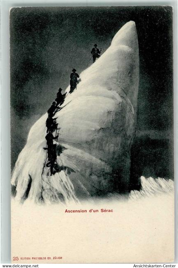 10219711 - Bergsteiger Ascension Dùn Serac - 1898 AK - Mountaineering, Alpinism