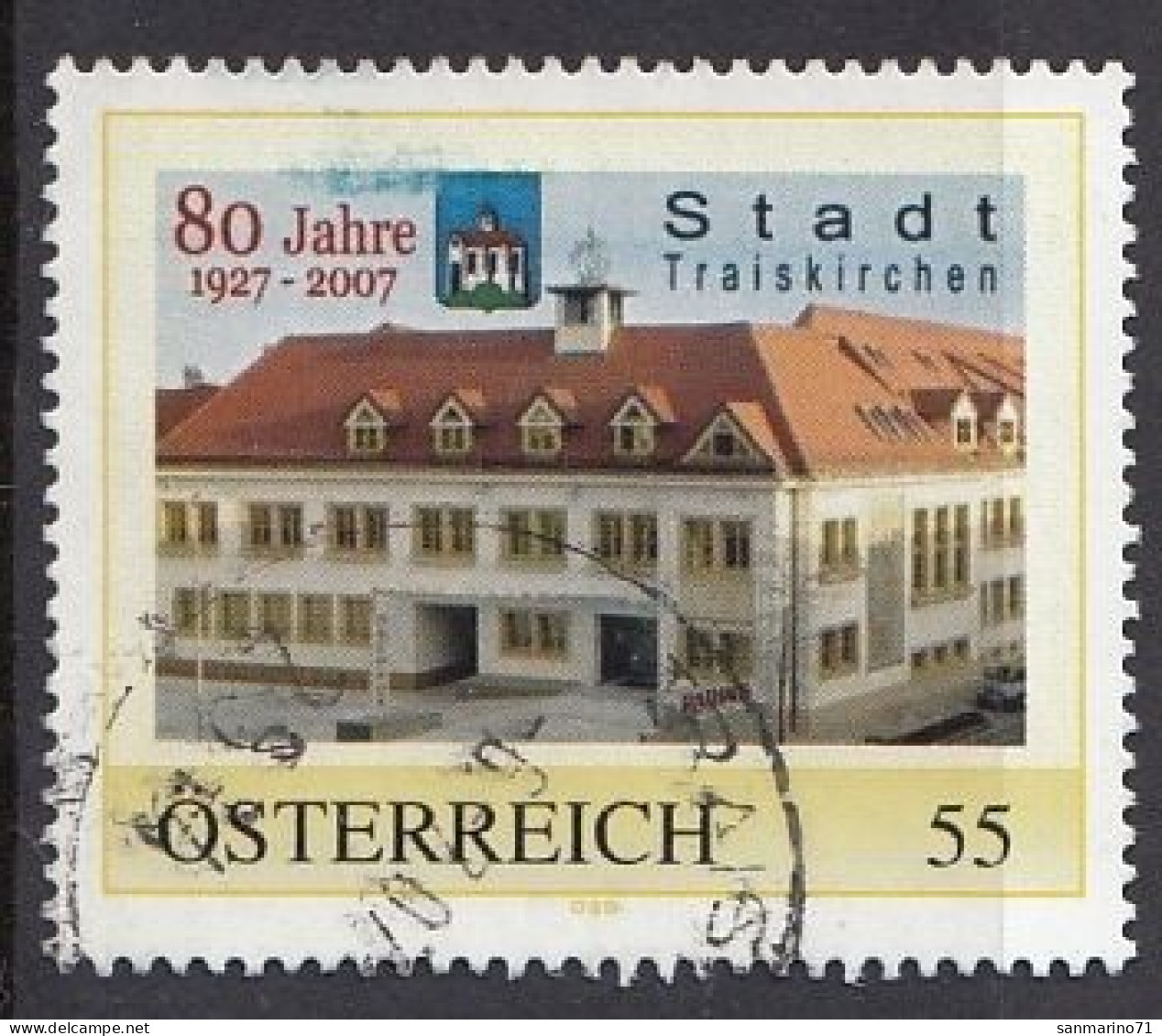 AUSTRIA 13,personal,used,hinged - Personnalized Stamps