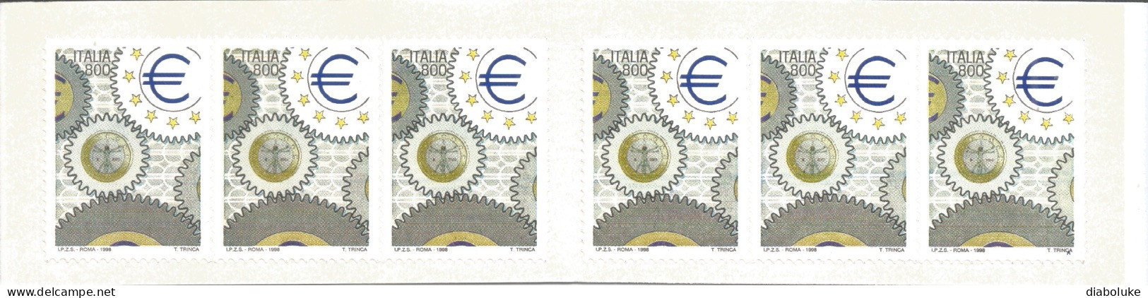 (REPUBBLICA ITALIANA) 1998, GIORNATA DELL'EUROPA - Libretto Nuovo - Carnets