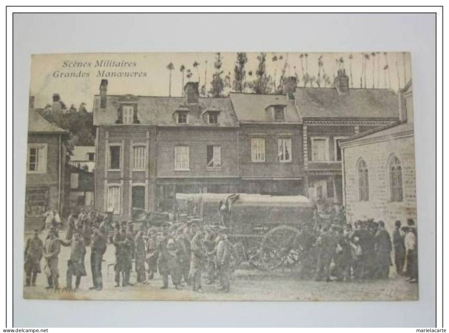 LM4   Scènes Militaires Et Grandes Manoeuvres  Carte Postée En 1904 Militaire - Manöver