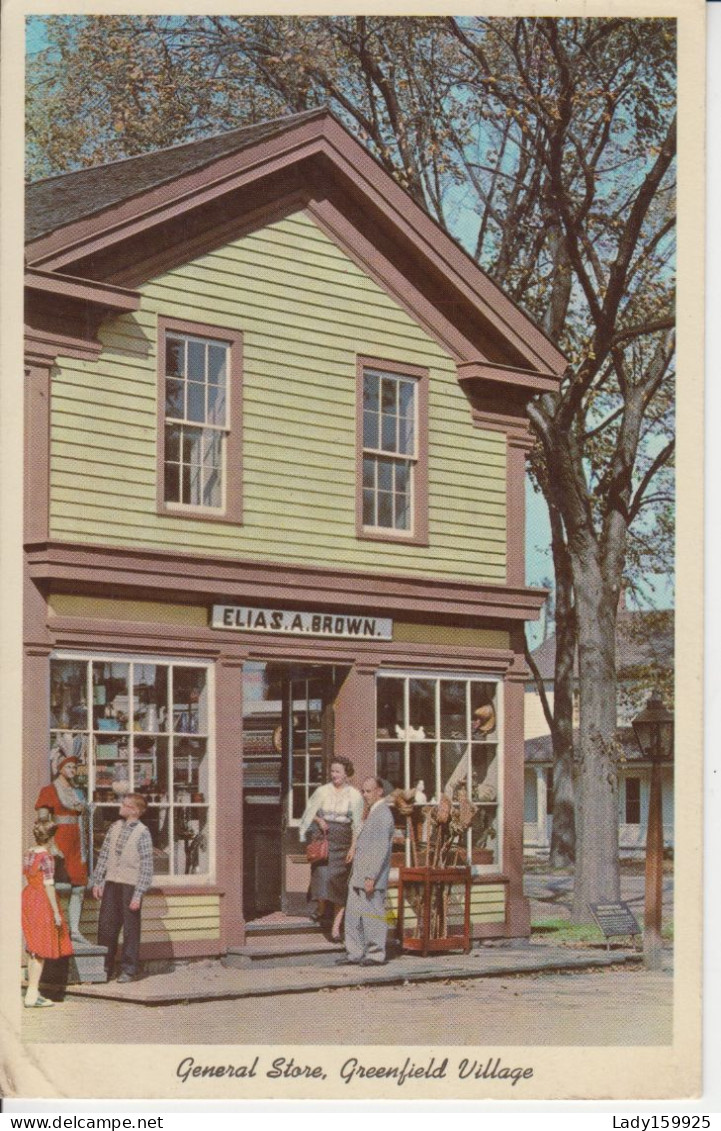 General Store  Elias A Brown Greenfield Village Dearborn   Michigan U S  Animation Sale Of Brooms Outside  2sc - Dearborn