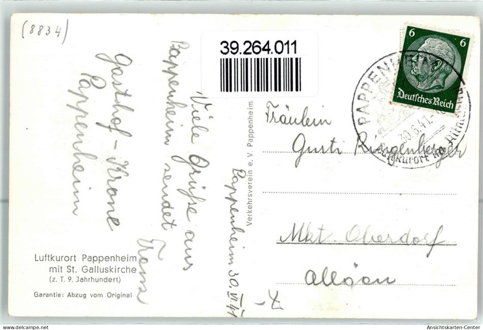 39264011 - Pappenheim , Mittelfr - Pappenheim