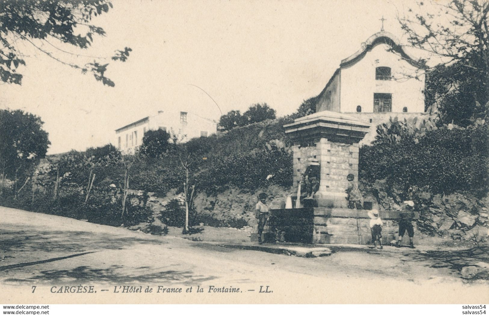 2A) Cargèse : Hôtel De France Et La Fontaine - Andere & Zonder Classificatie