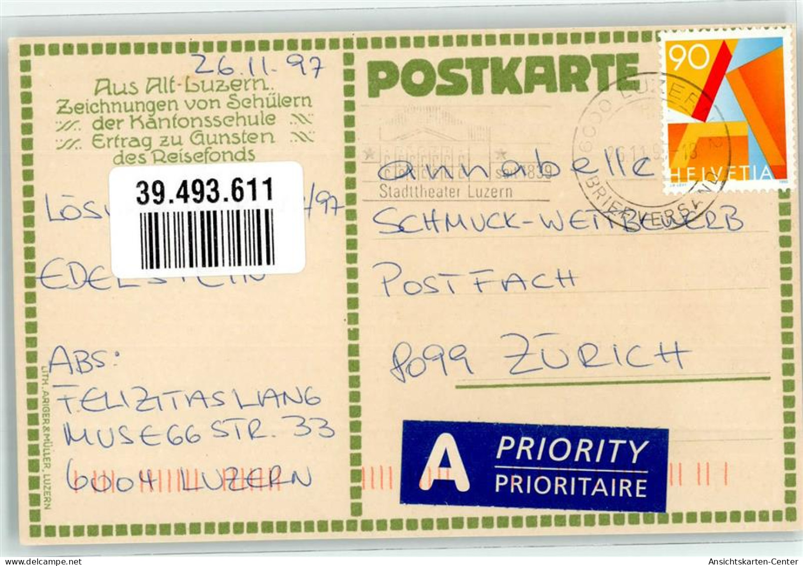 39493611 - Luzern Lucerne - Sonstige & Ohne Zuordnung