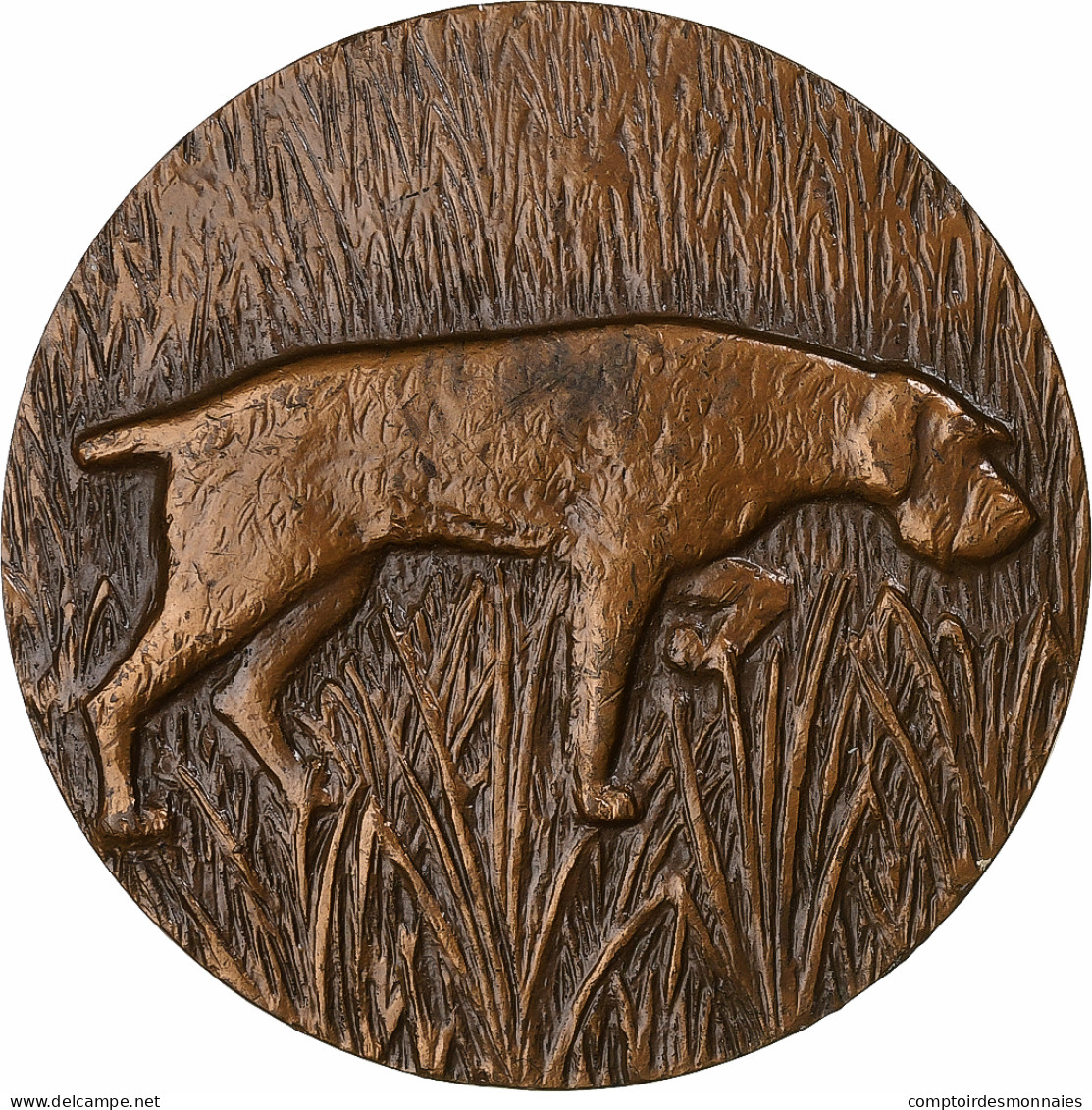 France, Médaille, Chiens, Concours Canin, 1983, Bronze, Schwenck, SUP - Autres & Non Classés