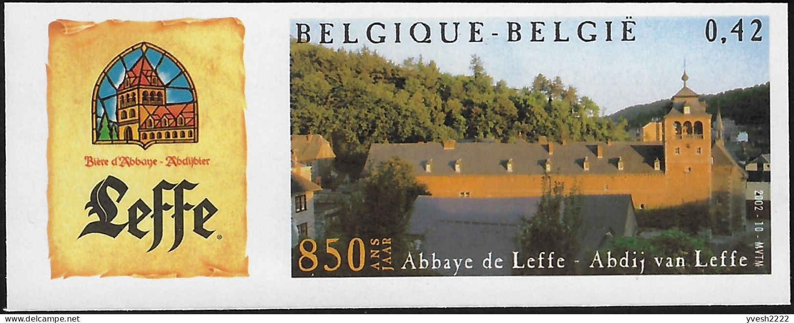 Belgique 2002 Y&T 3068 Non Dentelé. Abbaye De Leffe - Beers