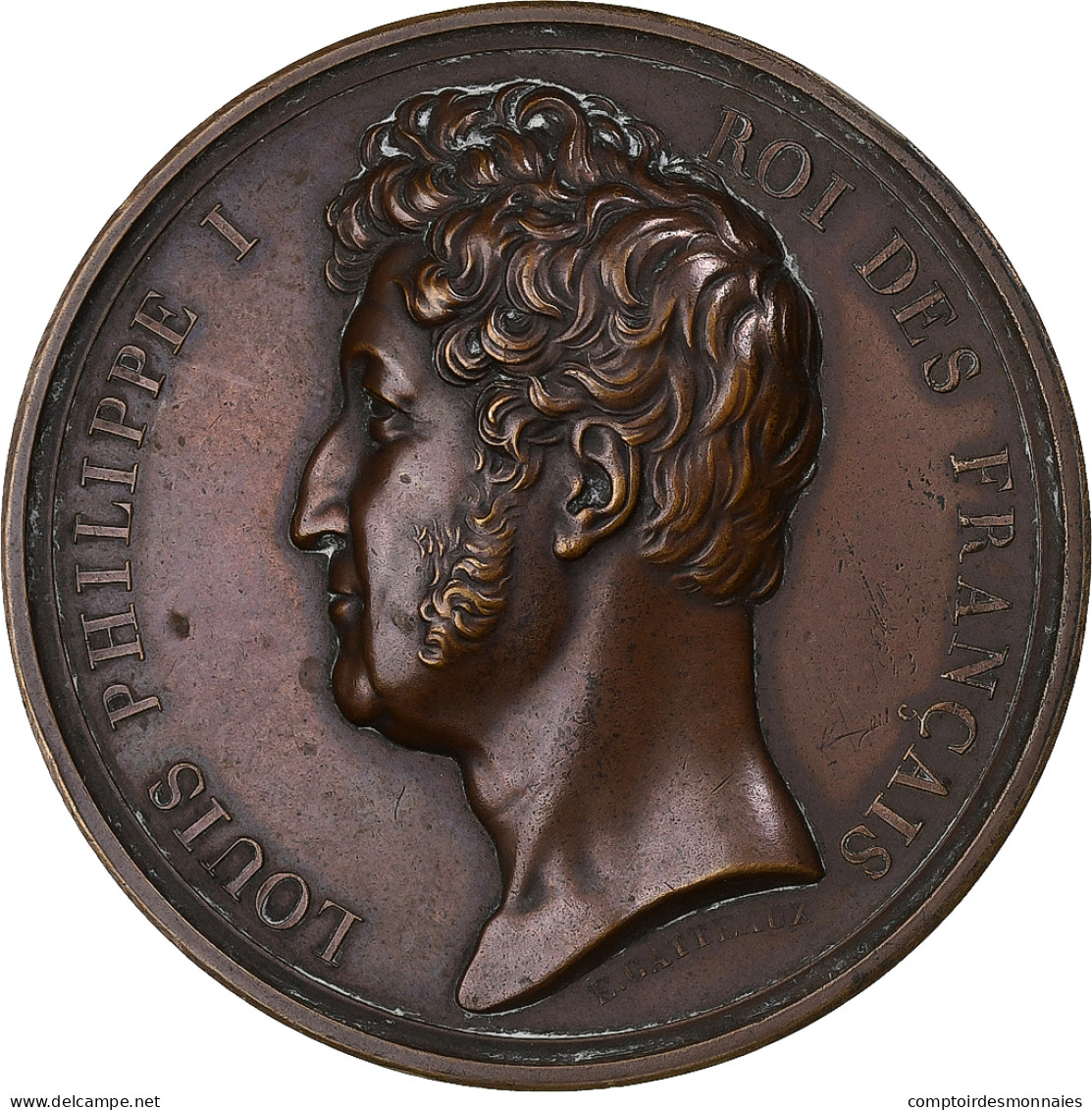 France, Médaille, Louis-Philippe Ier, Prise De La Citadelle D'Anvers, 1832 - Autres & Non Classés